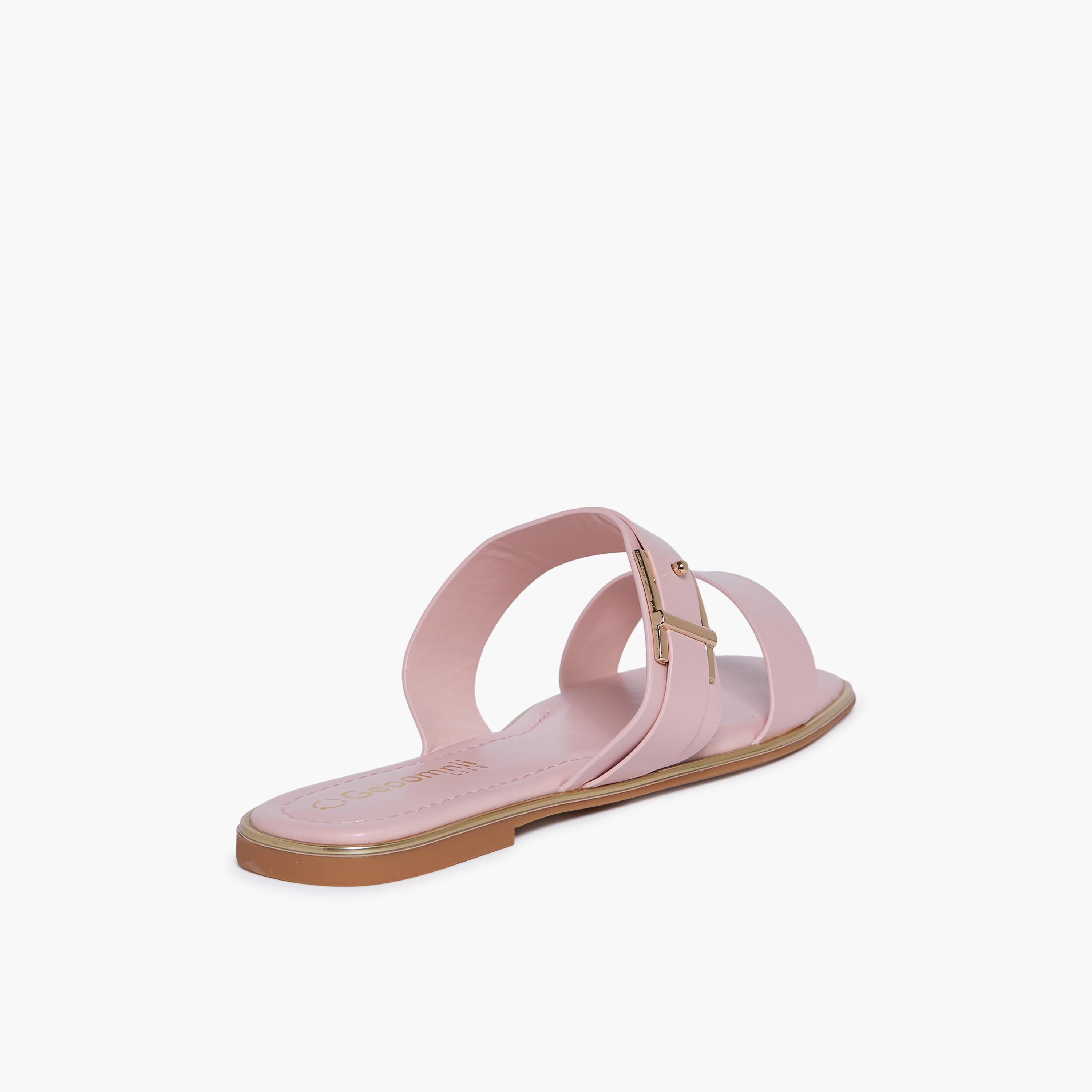 جيومني - صندل ميلييه سهل الارتداء للنساء | BHK2419-21-DSTPINK-women-shoes-sandals-flats-image-5