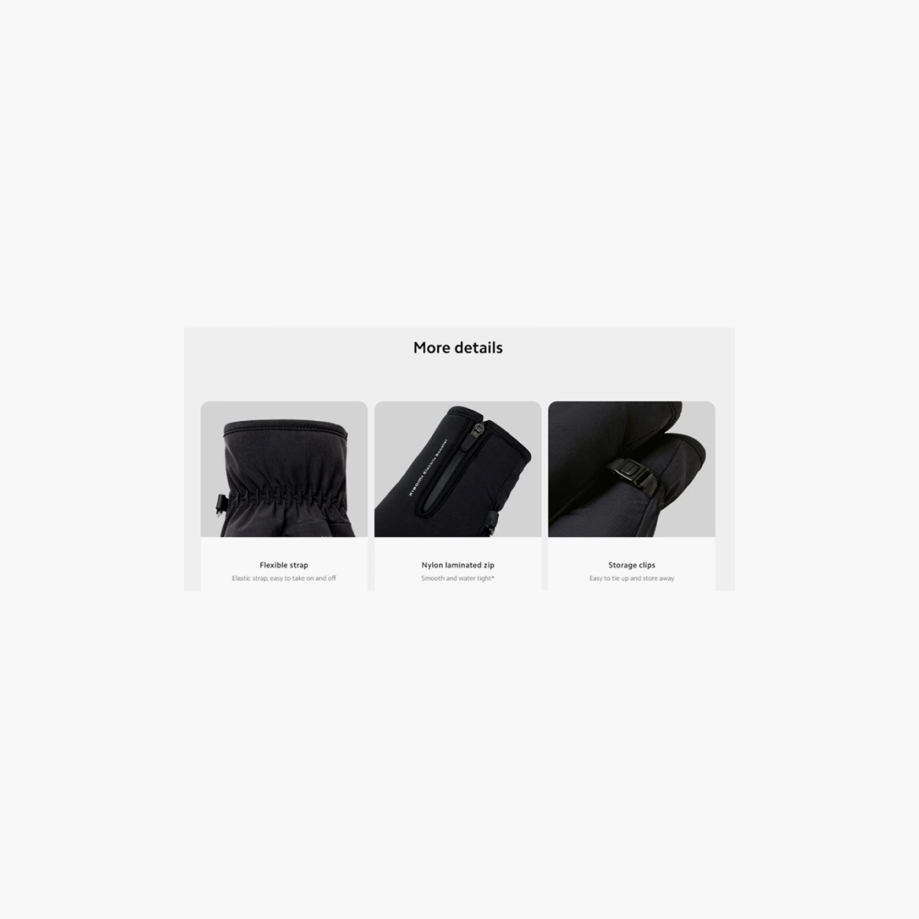 Xiaomi Electric Scooter Riding Gloves - Black | BHR6749GL-sports-gear-scooters-image-4