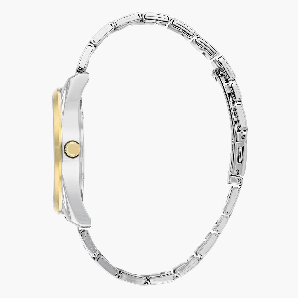ساعة تناظرية فضيّة وذهبية بحزام معدني للرجال من سيتيزن - BI1034 52E-men-watchesandjewellery-watches-image-3
