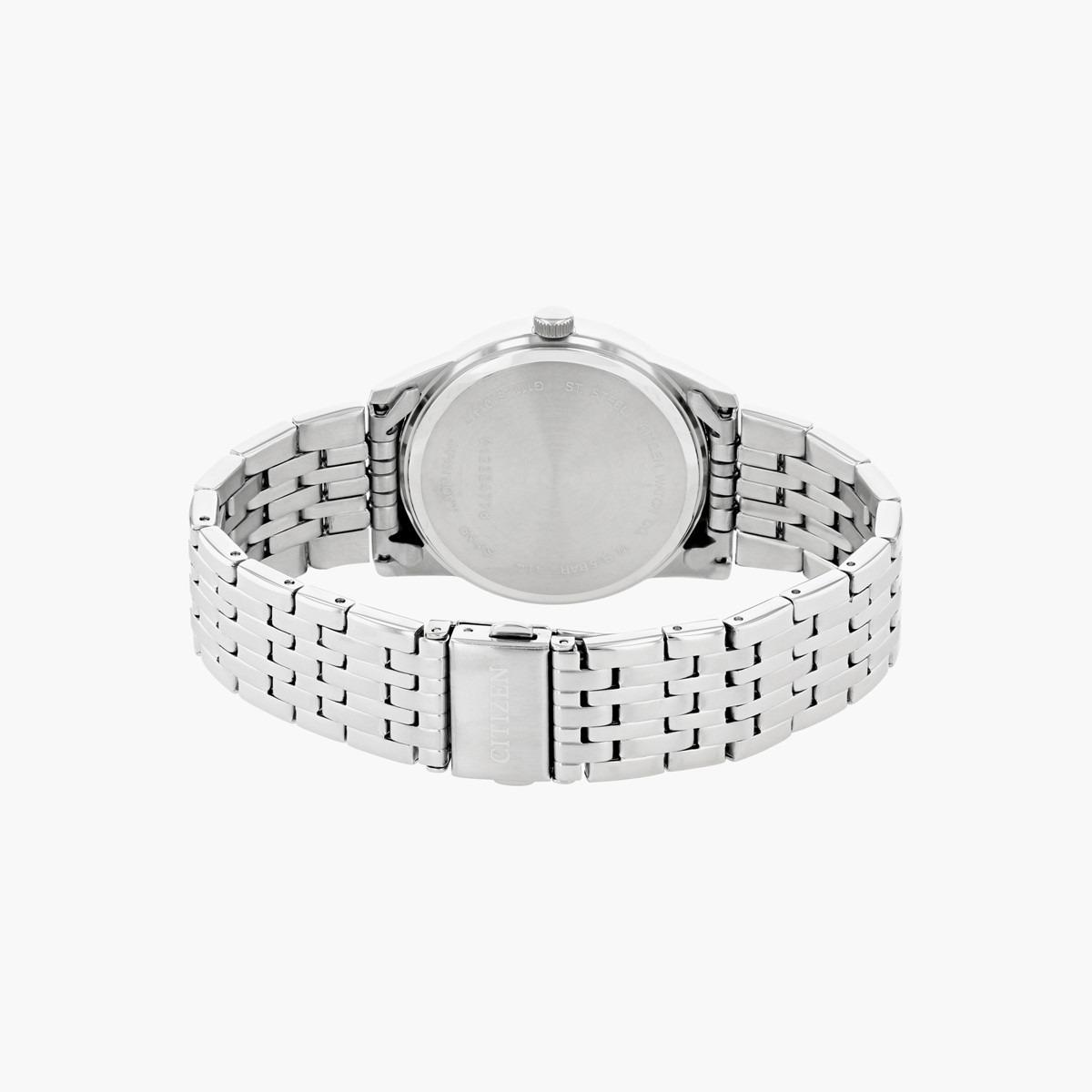 ساعة تناظرية فضيّة عرض التاريخ بحزام معدني للرجال من سيتيزن - BI5000 87A-men-watchesandjewellery-watches-image-2