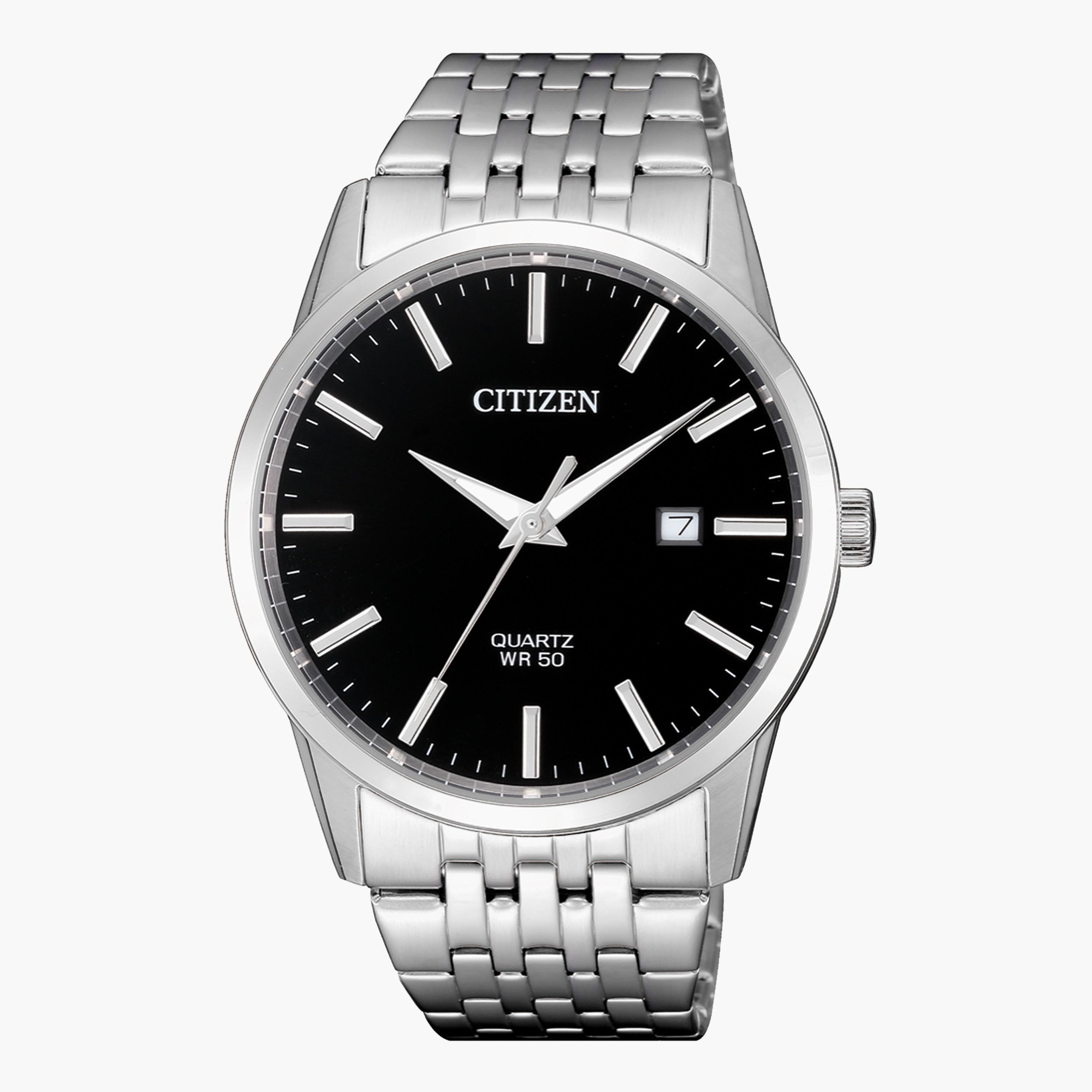 Citizen Men's Silver Analog Date Display Metal Strap Watch BI5000 87E-men-watchesandjewellery-watches-image-1
