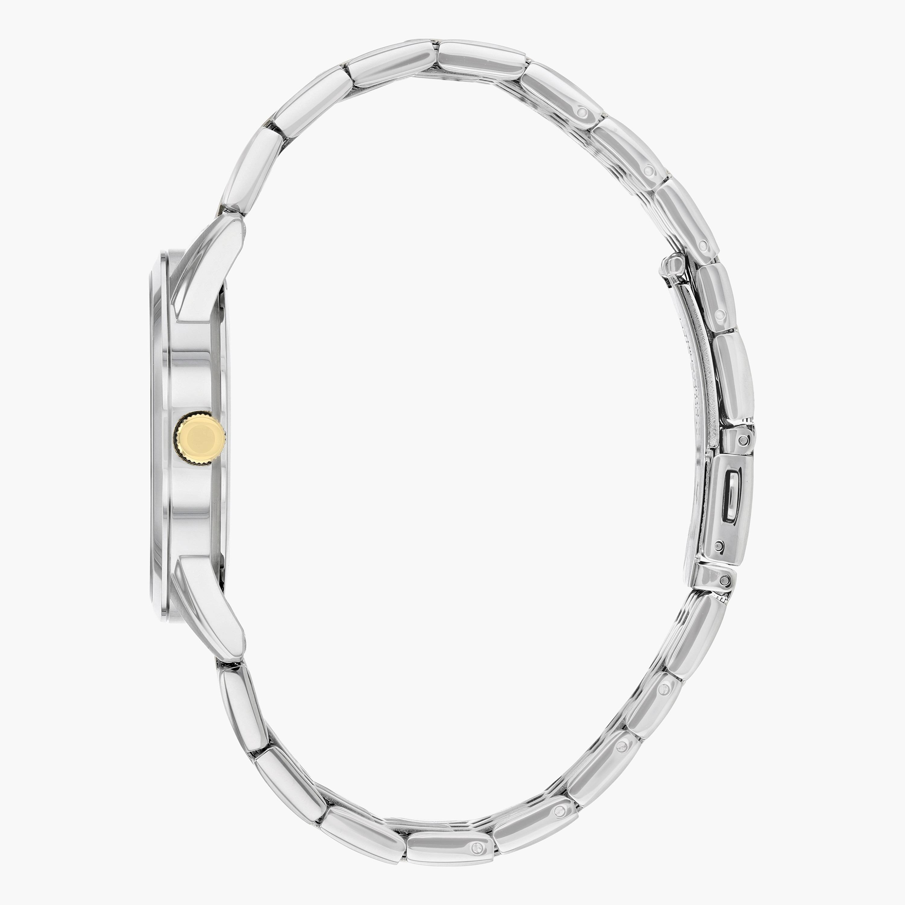 ساعة تناظرية فضيّة وذهبية بحزام معدني للرجال من سيتيزن - BI5006 81L-men-watchesandjewellery-watches-image-3