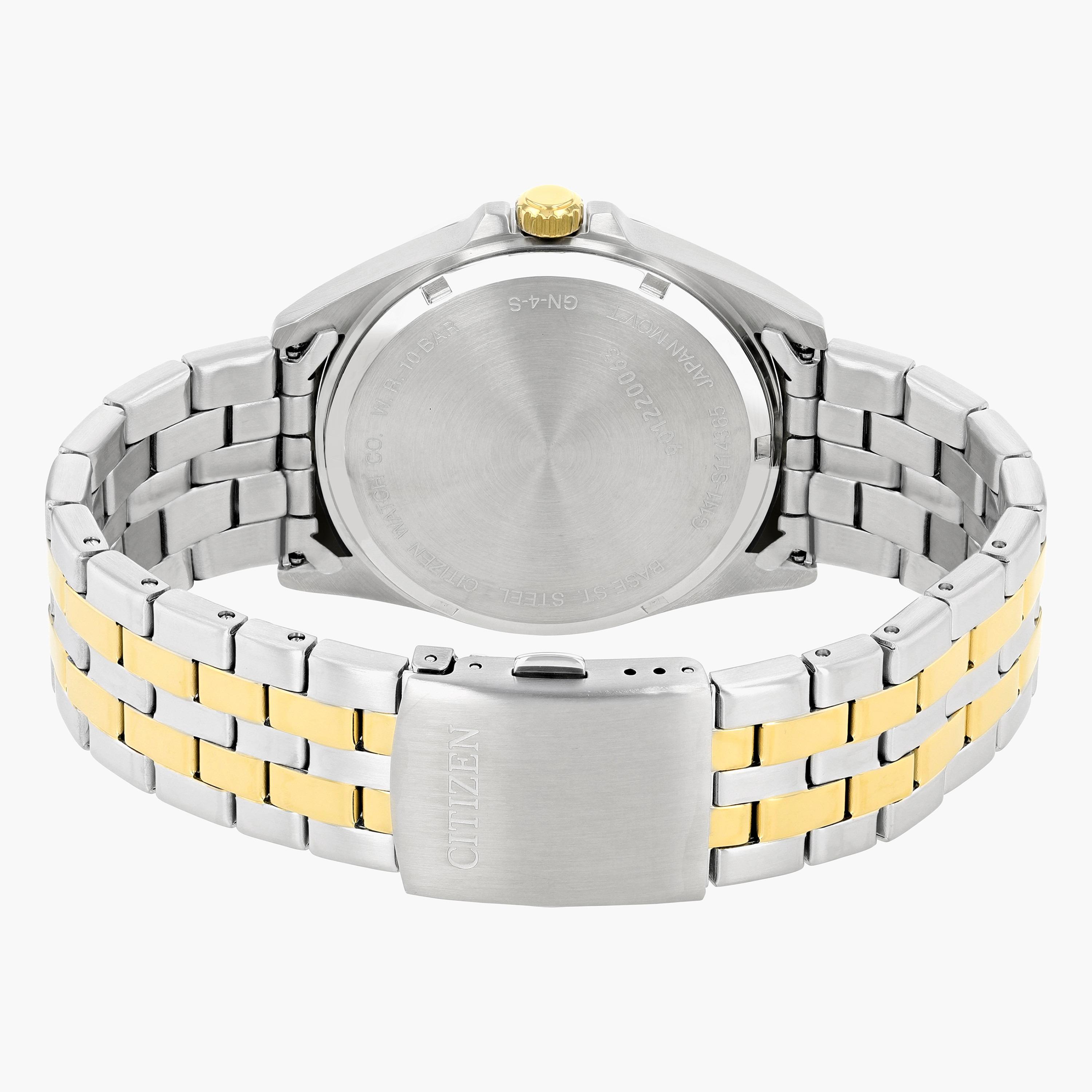 Citizen Men's Silver & Gold Analog Metal Strap Watch BI5054 53L-men-watchesandjewellery-watches-image-2