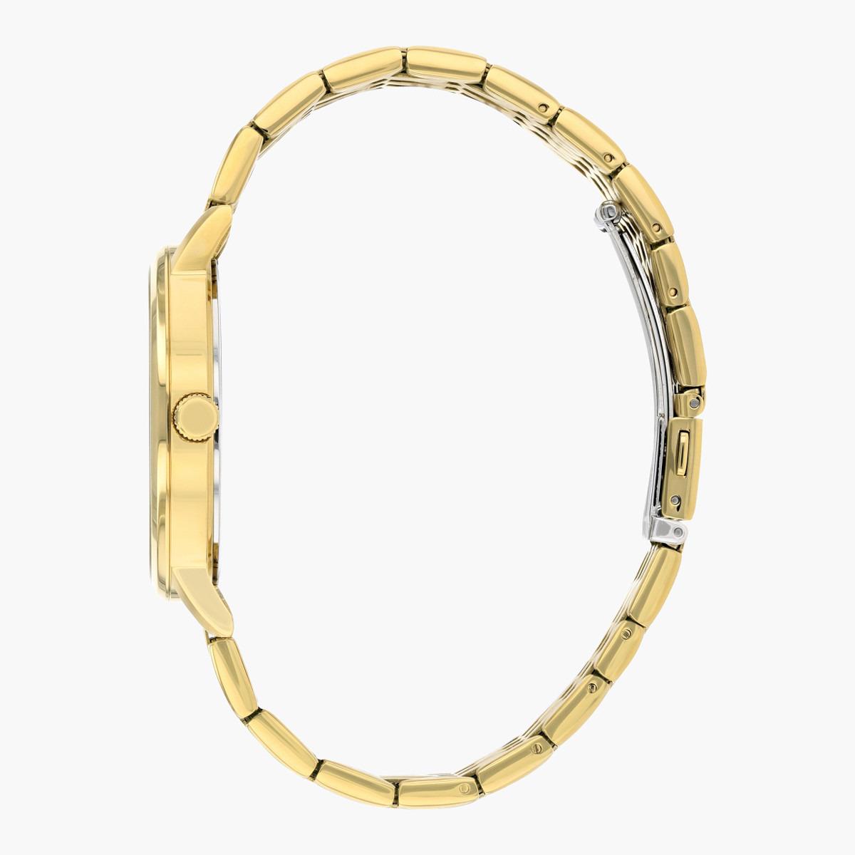 ساعة تناظرية ذهبية عرض التاريخ بحزام معدني للرجال من سيتيزن - BI5072 51E-men-watchesandjewellery-watches-image-3