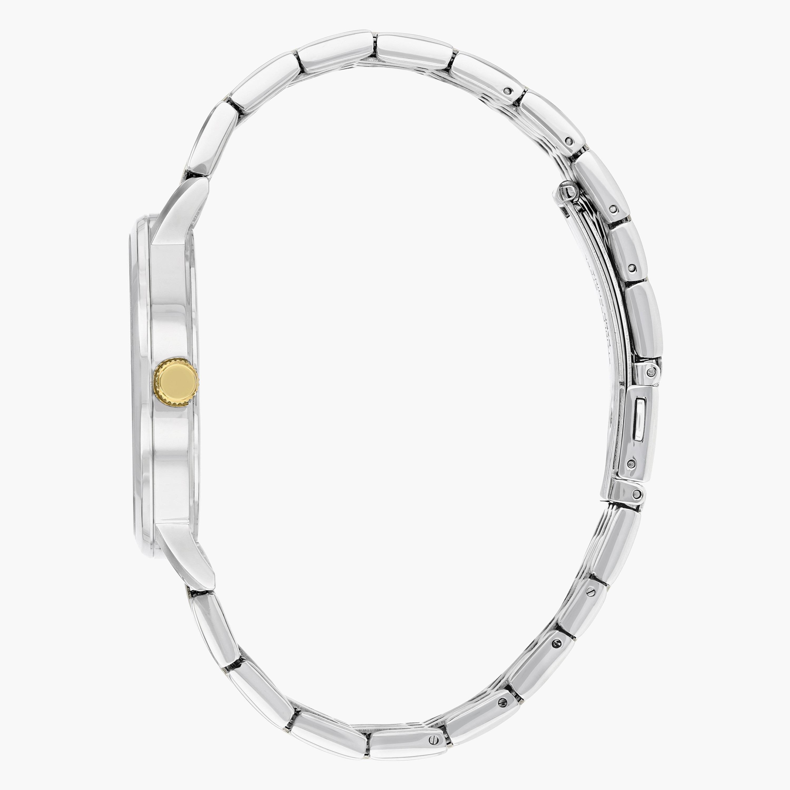 ساعة تناظرية فضيّة وذهبية بحزام معدني للرجال من سيتيزن - BI5074 56A-men-watchesandjewellery-watches-image-3