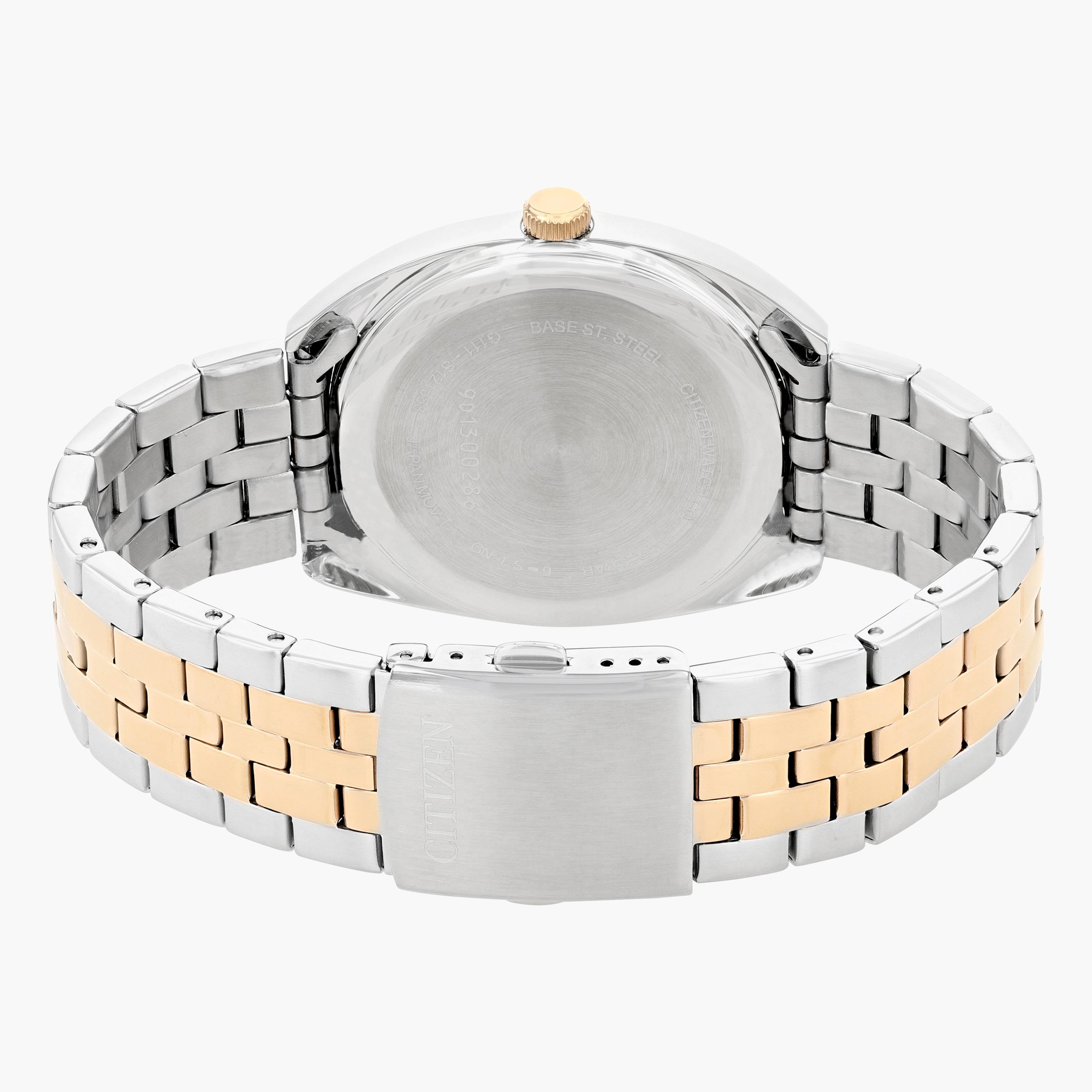 Citizen Men's Silver & Gold Analog Metal Strap Watch BI5096 53L-men-watchesandjewellery-watches-image-2
