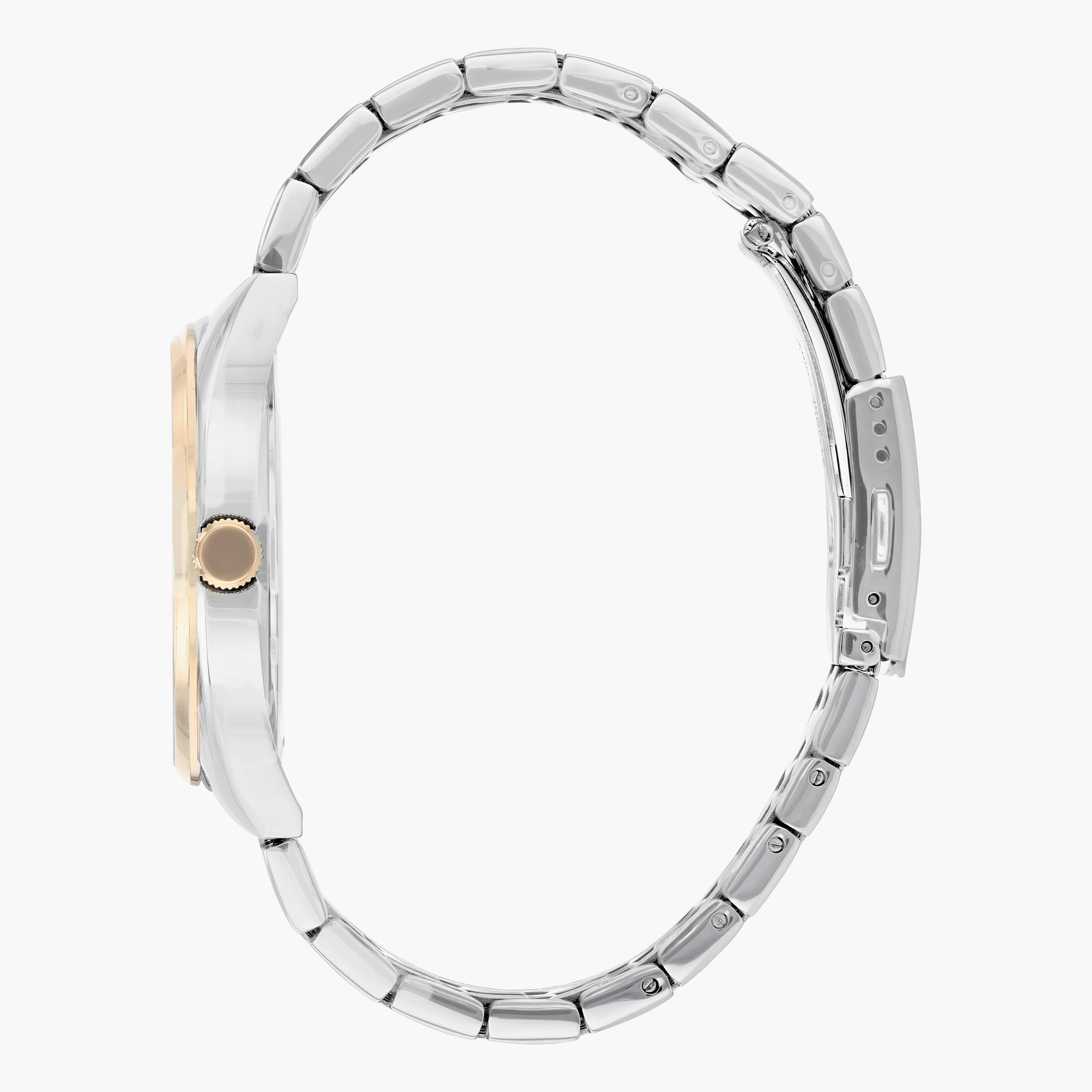 Citizen Men's Silver & Gold Analog Metal Strap Watch BI5096 53L-men-watchesandjewellery-watches-image-3