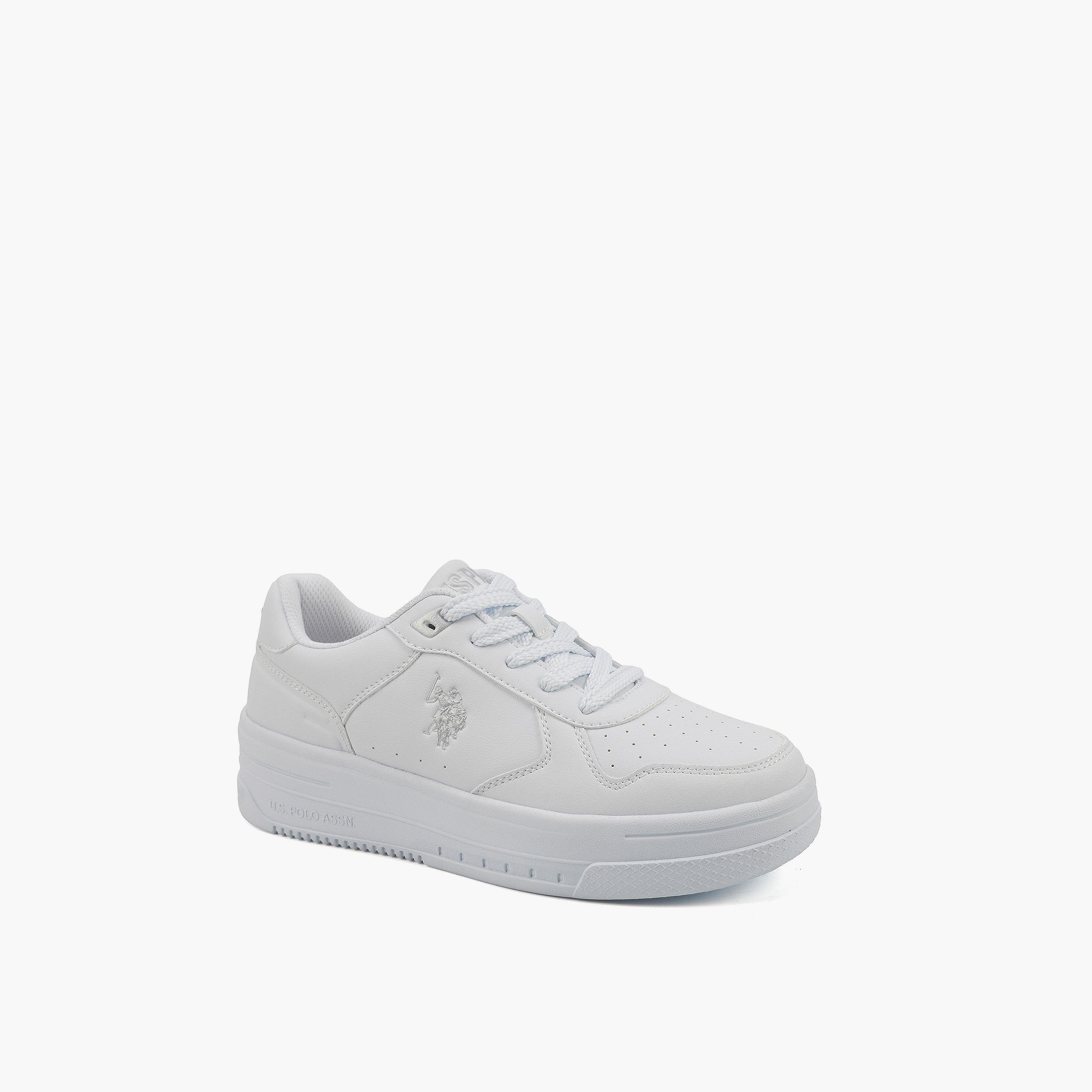 U.S. Polo Assn Women's Lace-Up Low Ankle Sneakers | BLAZE-GLB-5PR-WOMEN-OD-women-shoes-sneakers-image-1