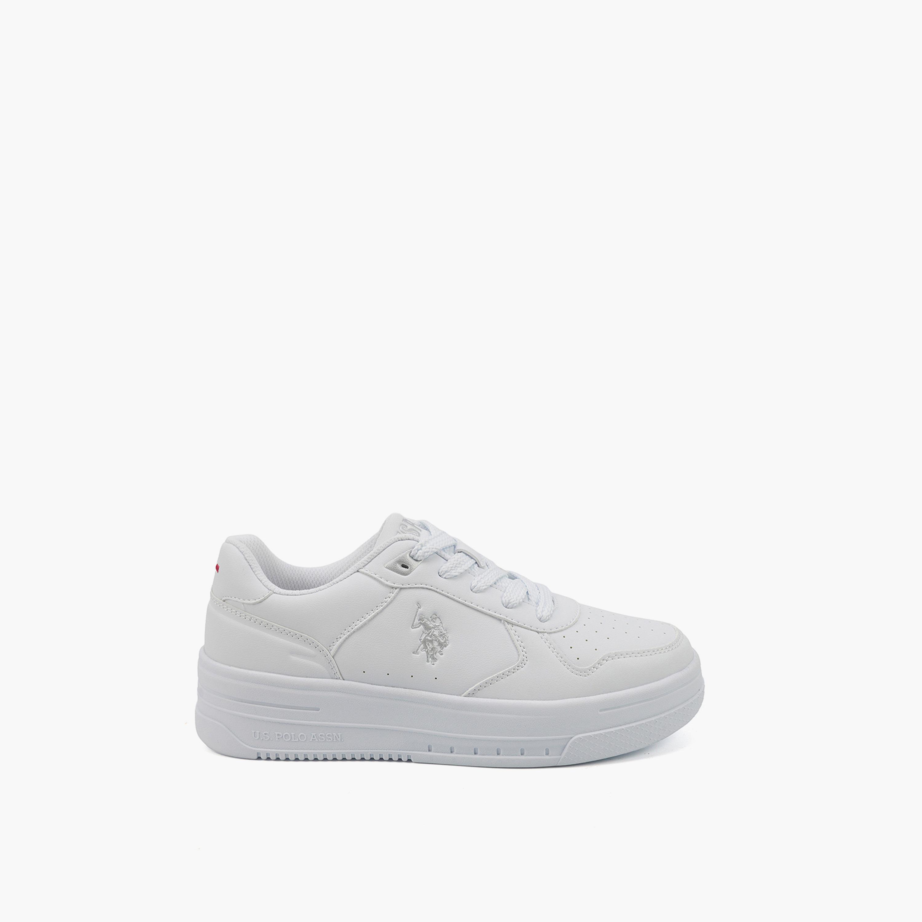 U.S. Polo Assn Women's Lace-Up Low Ankle Sneakers | BLAZE-GLB-5PR-WOMEN-OD-women-shoes-sneakers-image-2