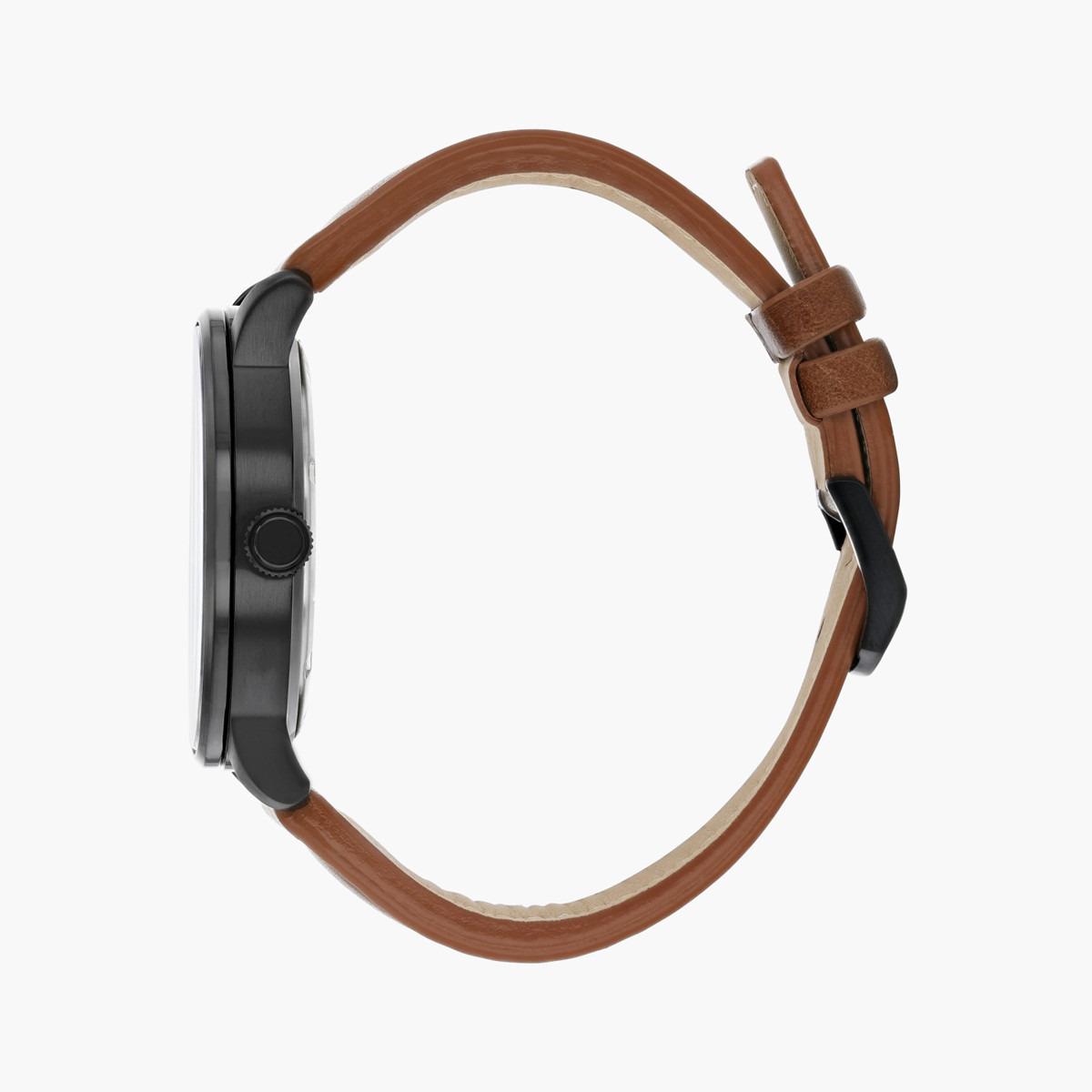 ساعة تناظرية بنيّة إيكو درايف بحزام معدني للرجال من سيتيزن - BM7395 11E-men-watchesandjewellery-watches-image-3