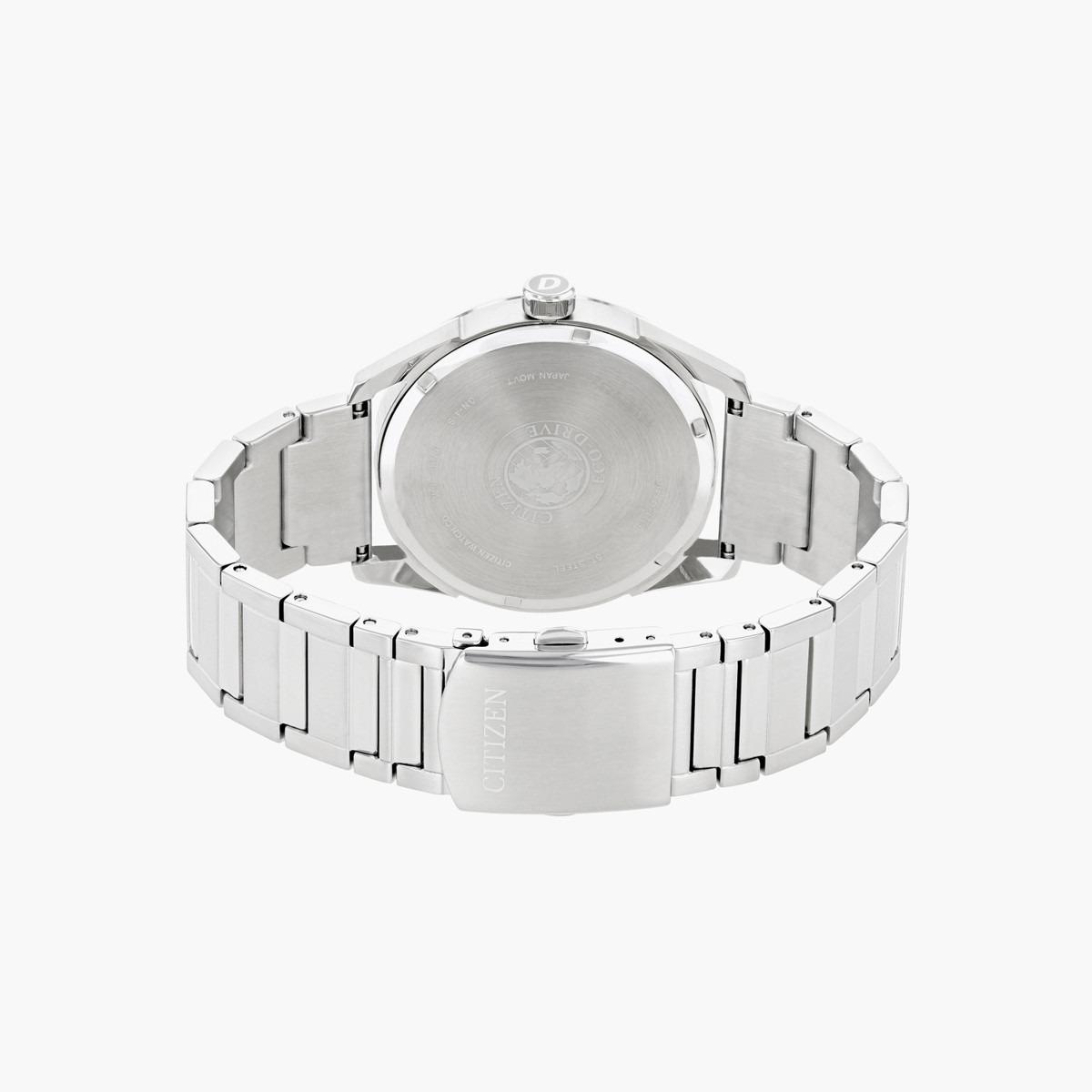 ساعة تناظرية فضيّة إيكو درايف بحزام معدني للرجال من سيتيزن - BM7410 51X-men-watchesandjewellery-watches-image-2