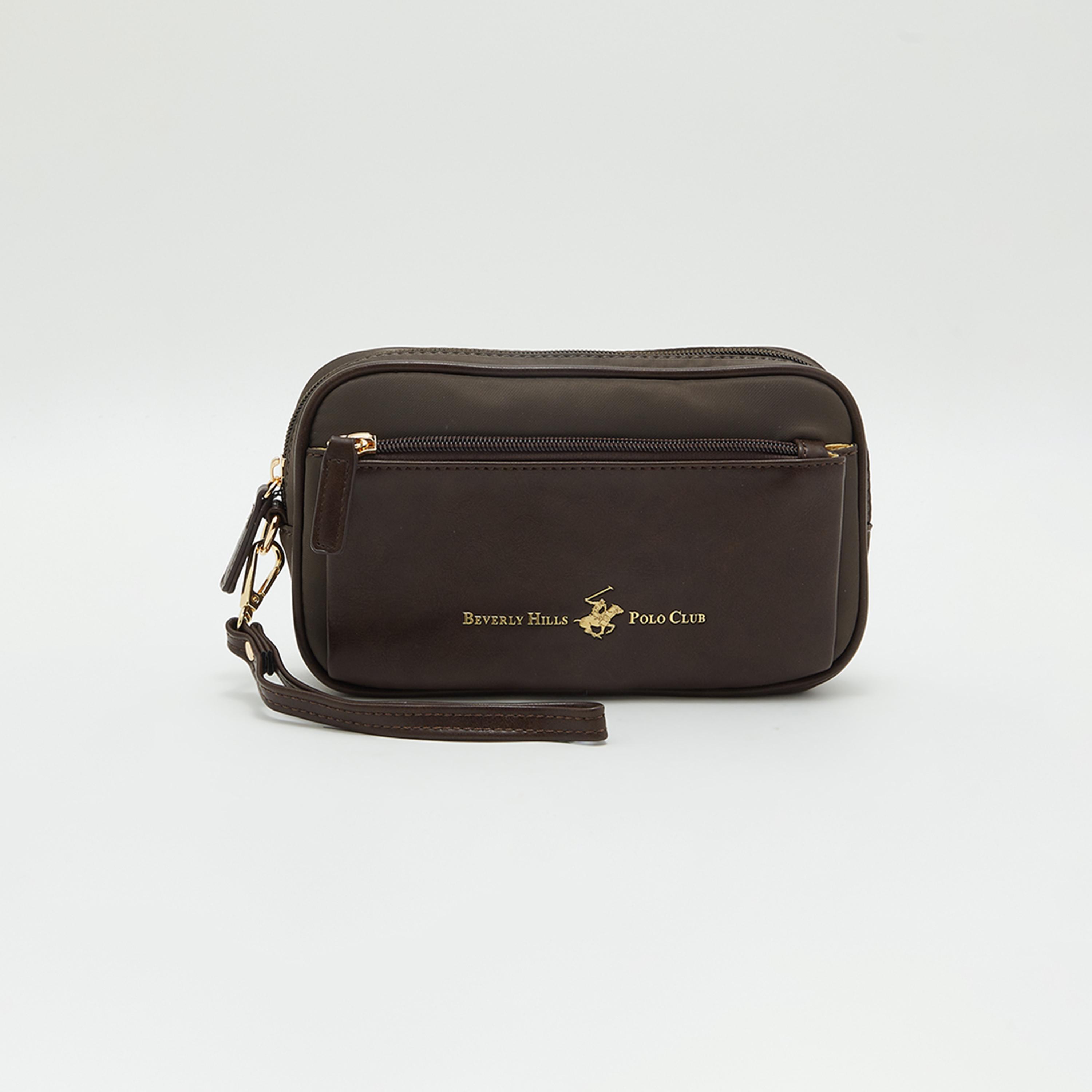 Beverly Hills Polo Club Plain Toiletry Pouch with Detachable Wrist Strap-men-bags-image-1