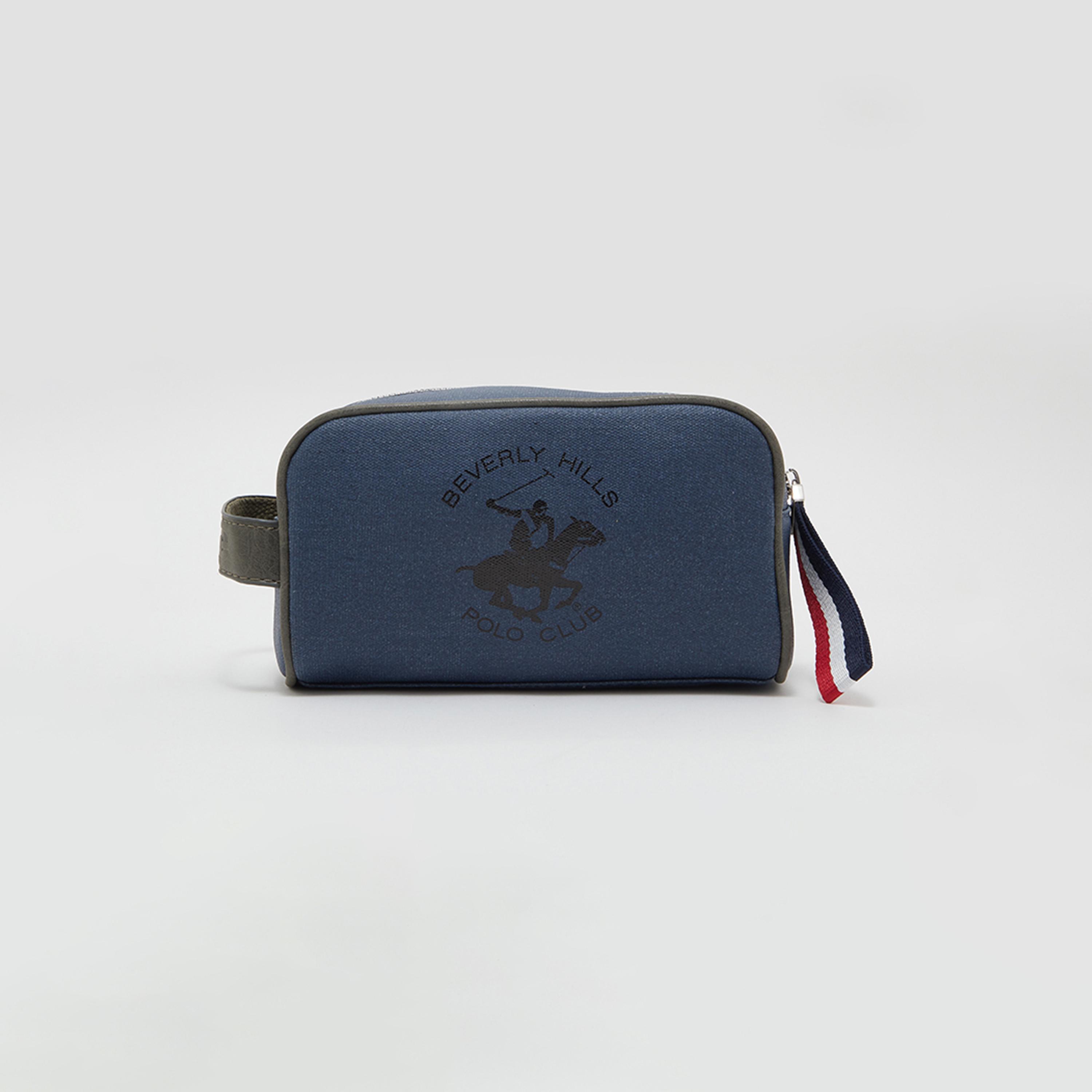 Beverly Hills Polo Club Logo Toiletry Pouch with Wrist Grab Handle-men-bags-image-1