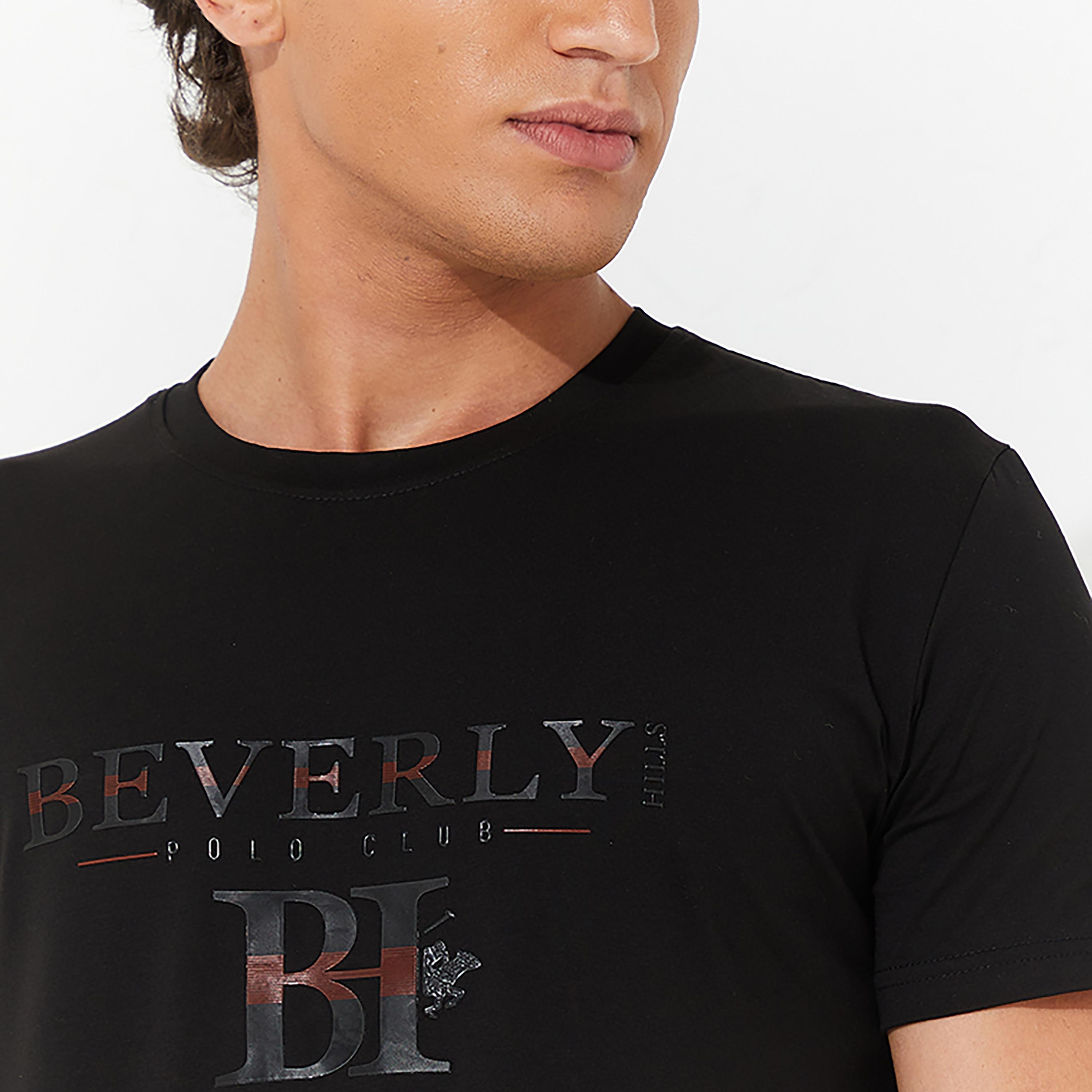تي شيرت بيفرلي هيلز بولو كلوب بياقة مستديرة وأكمام قصيرة مع مطبوع-men-clothing-tshirtsandpolos-tshirts-image-2