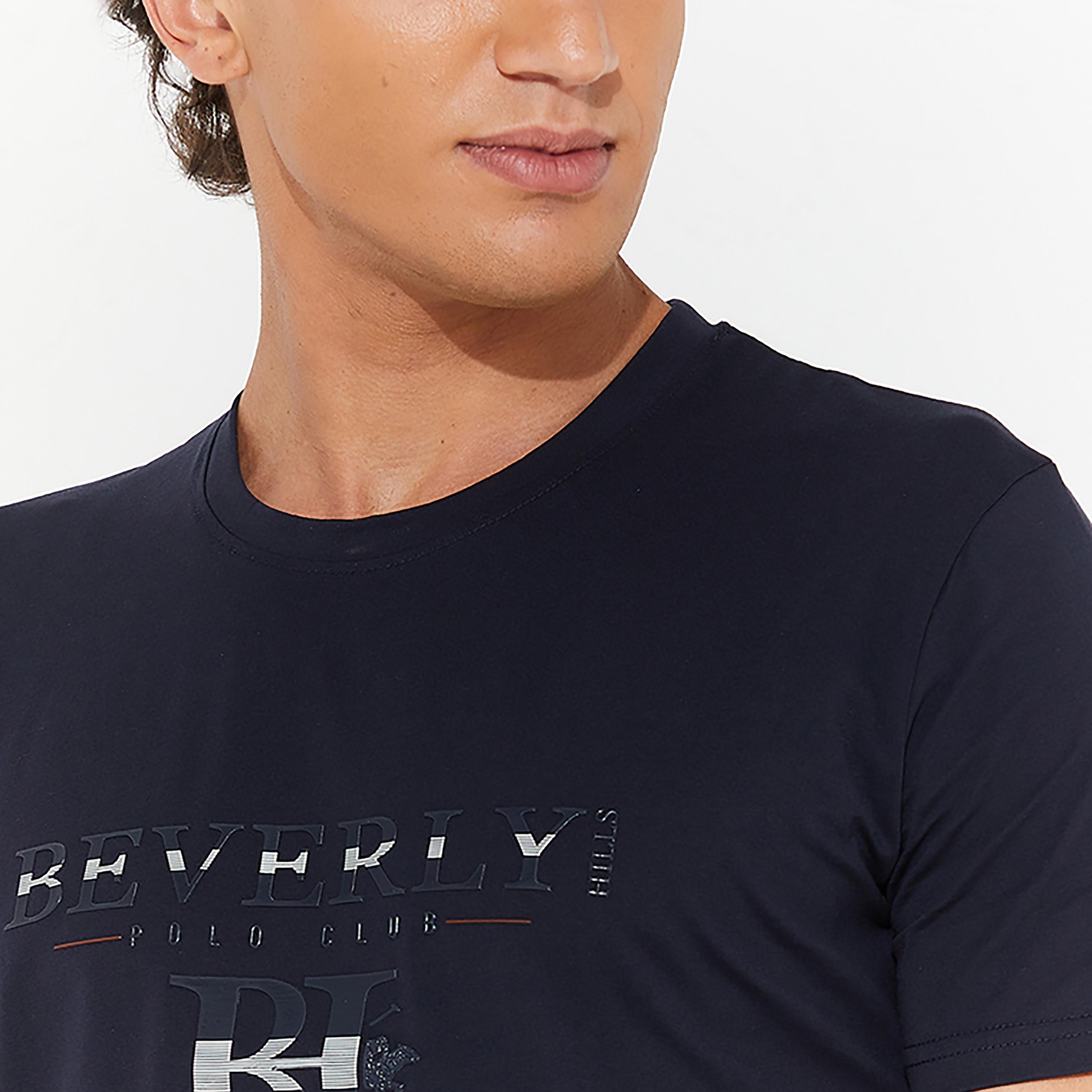 تي شيرت بيفرلي هيلز بولو كلوب بياقة مستديرة وأكمام قصيرة مع مطبوع-men-clothing-tshirtsandpolos-tshirts-image-5