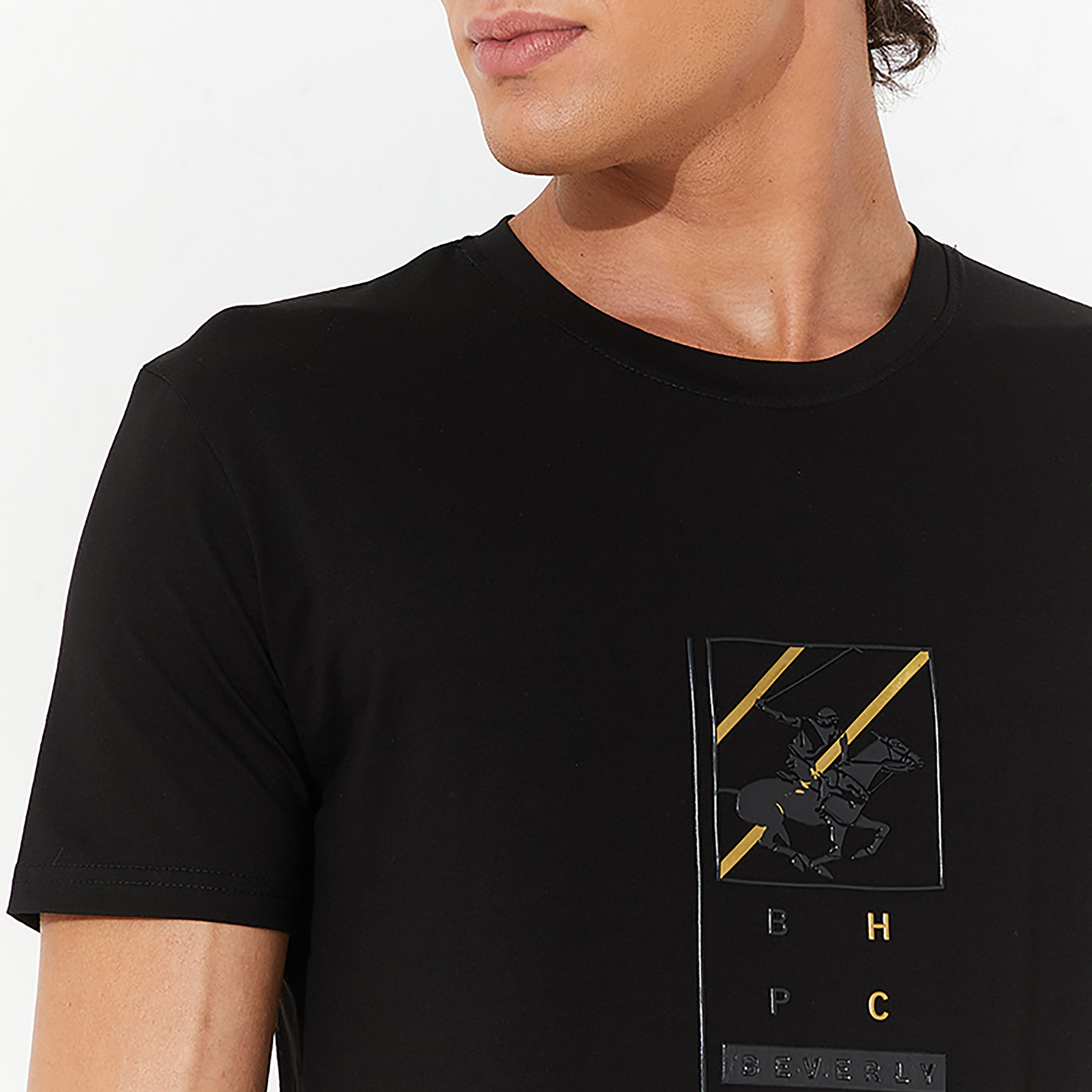 تي شيرت بيفرلي هيلز بولو كلوب بياقة مستديرة وأكمام قصيرة مع شعار بمطبوع-men-clothing-tshirtsandpolos-tshirts-image-2