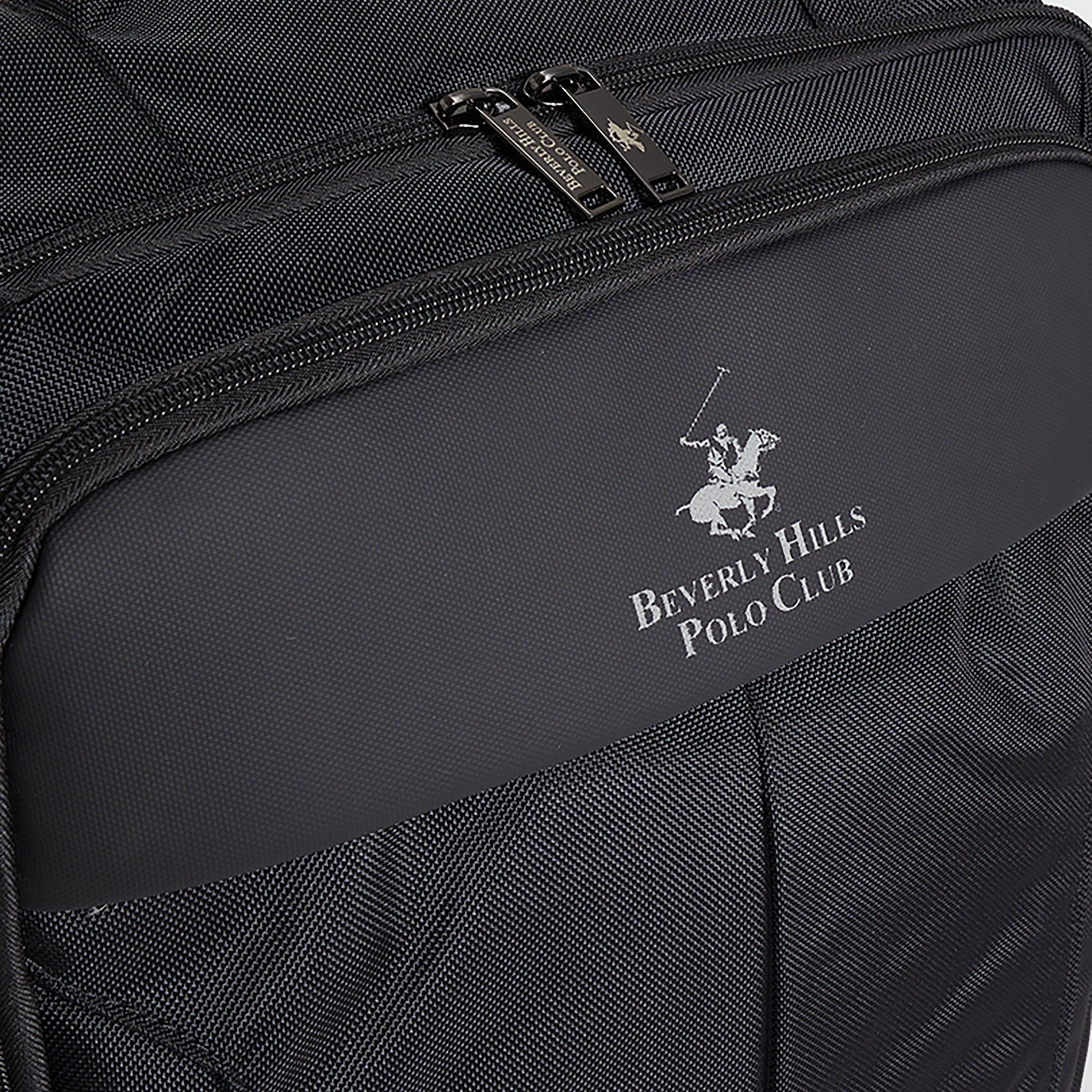 Beverly Hills Polo Club Plain Top Handle Backpack-men-bags-image-4