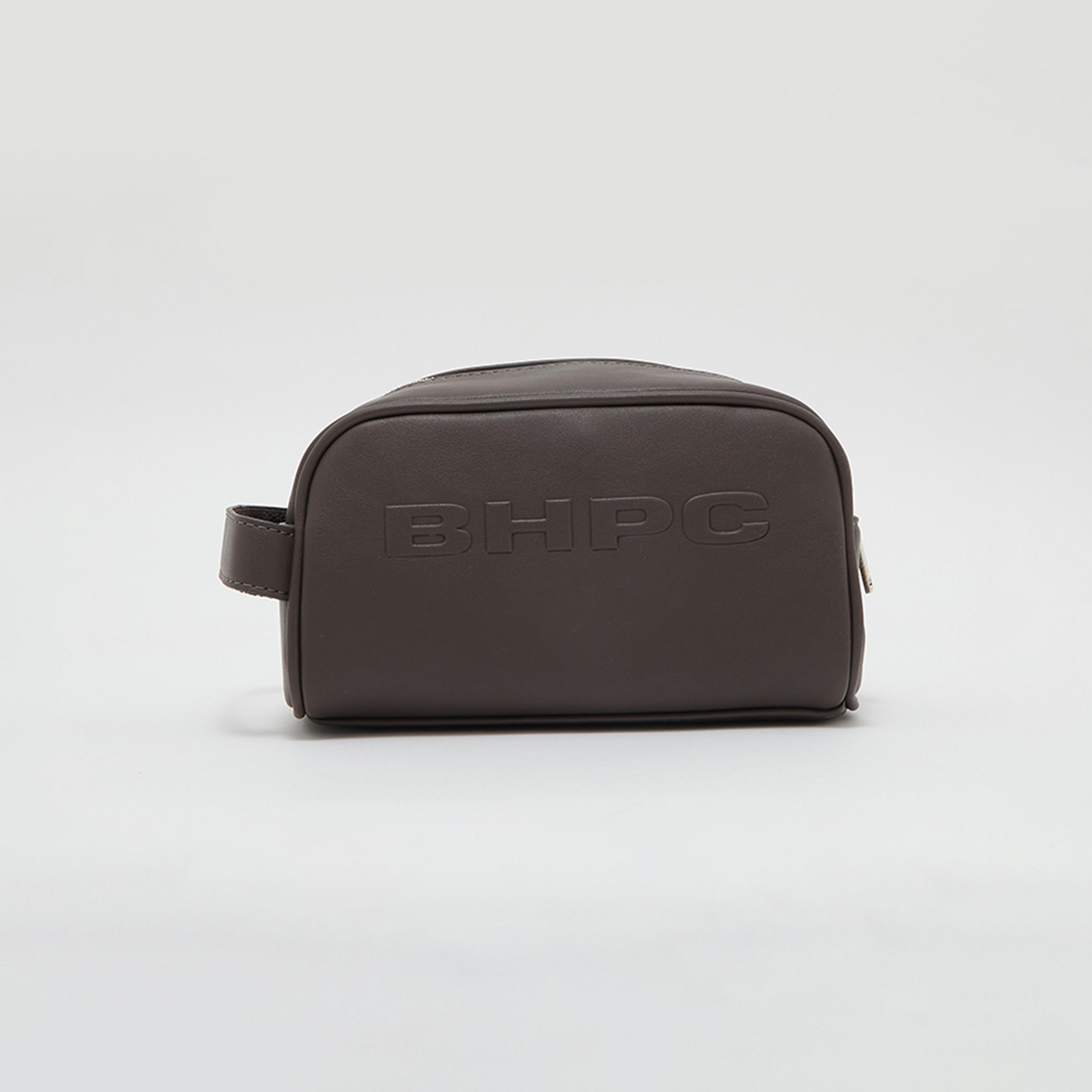 Beverly Hills Polo Club Logo Toiletry Pouch with Side Grab Handle-men-bags-image-1