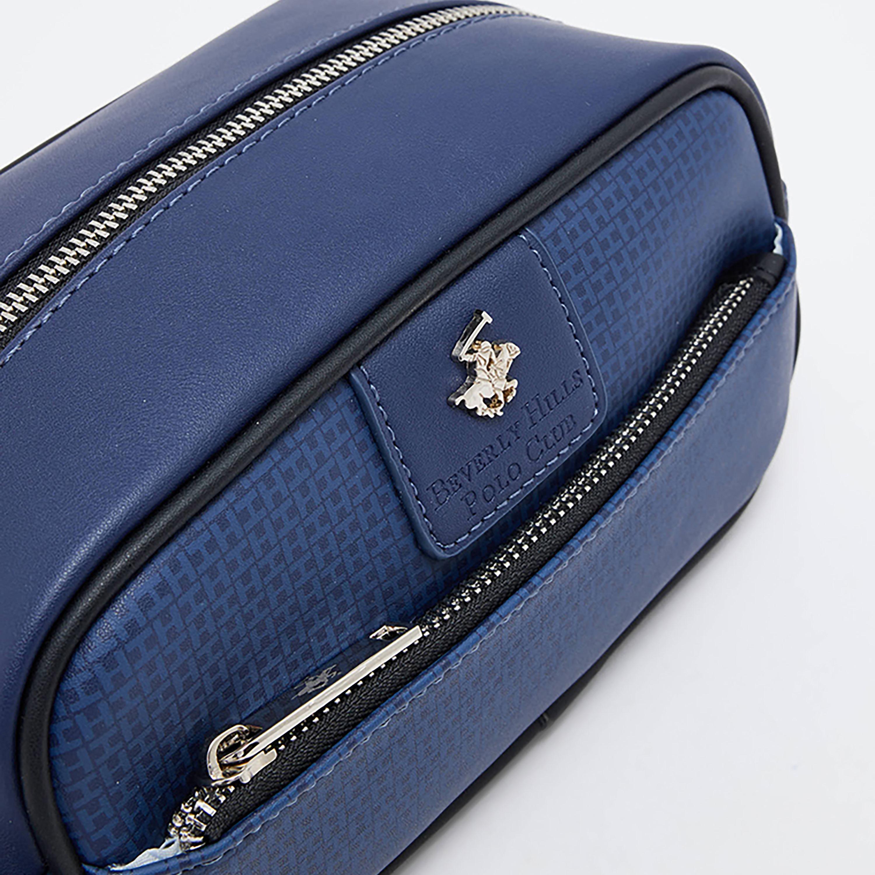 حقيبة أدوات الزينة مطبوعة مع مقبض جانبي للإمساك من بيفرلي هيلز بولو كلوب-men-bags-image-4