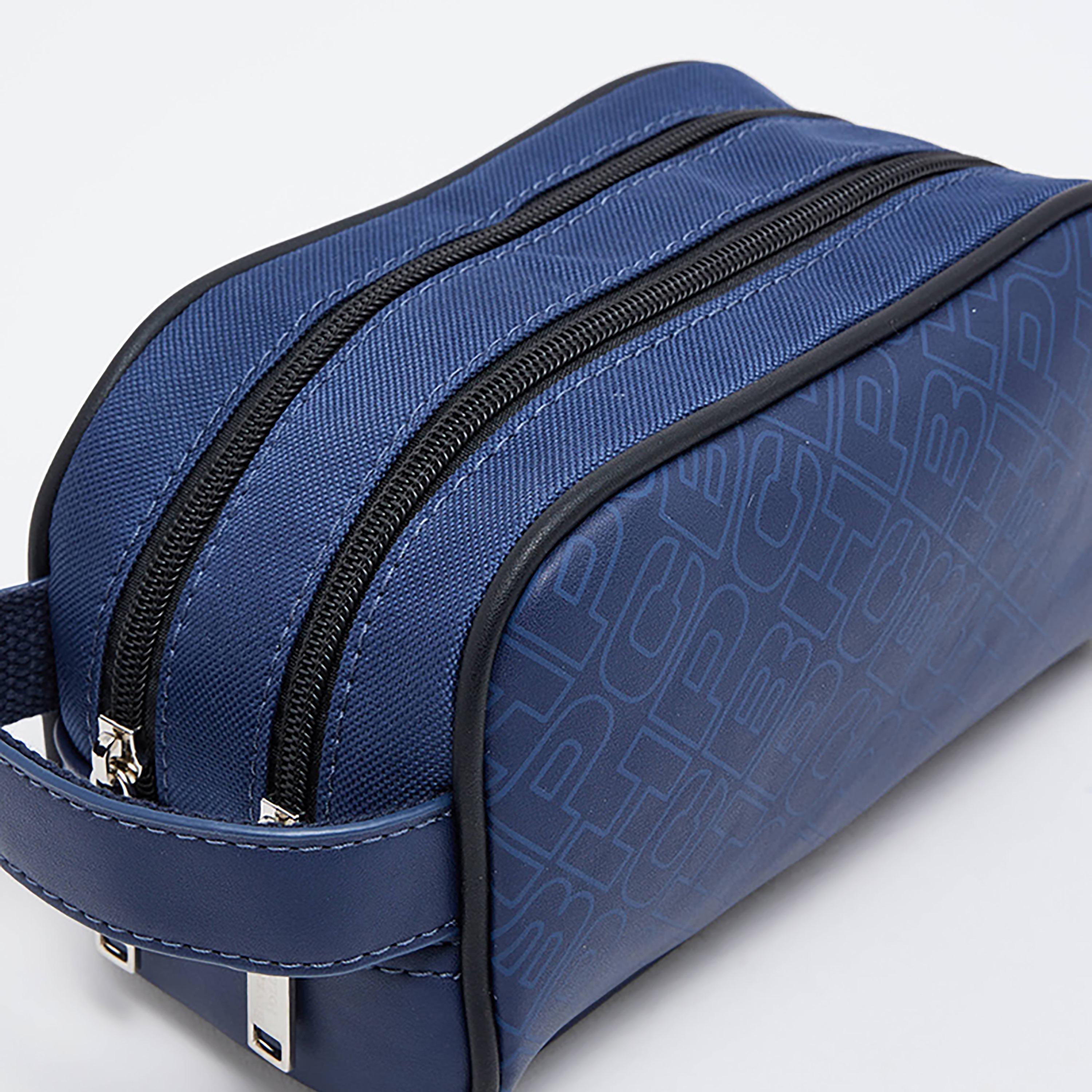حقيبة أدوات الزينة مطبوعة مع مقبض جانبي للإمساك من بيفرلي هيلز بولو كلوب-men-bags-image-8