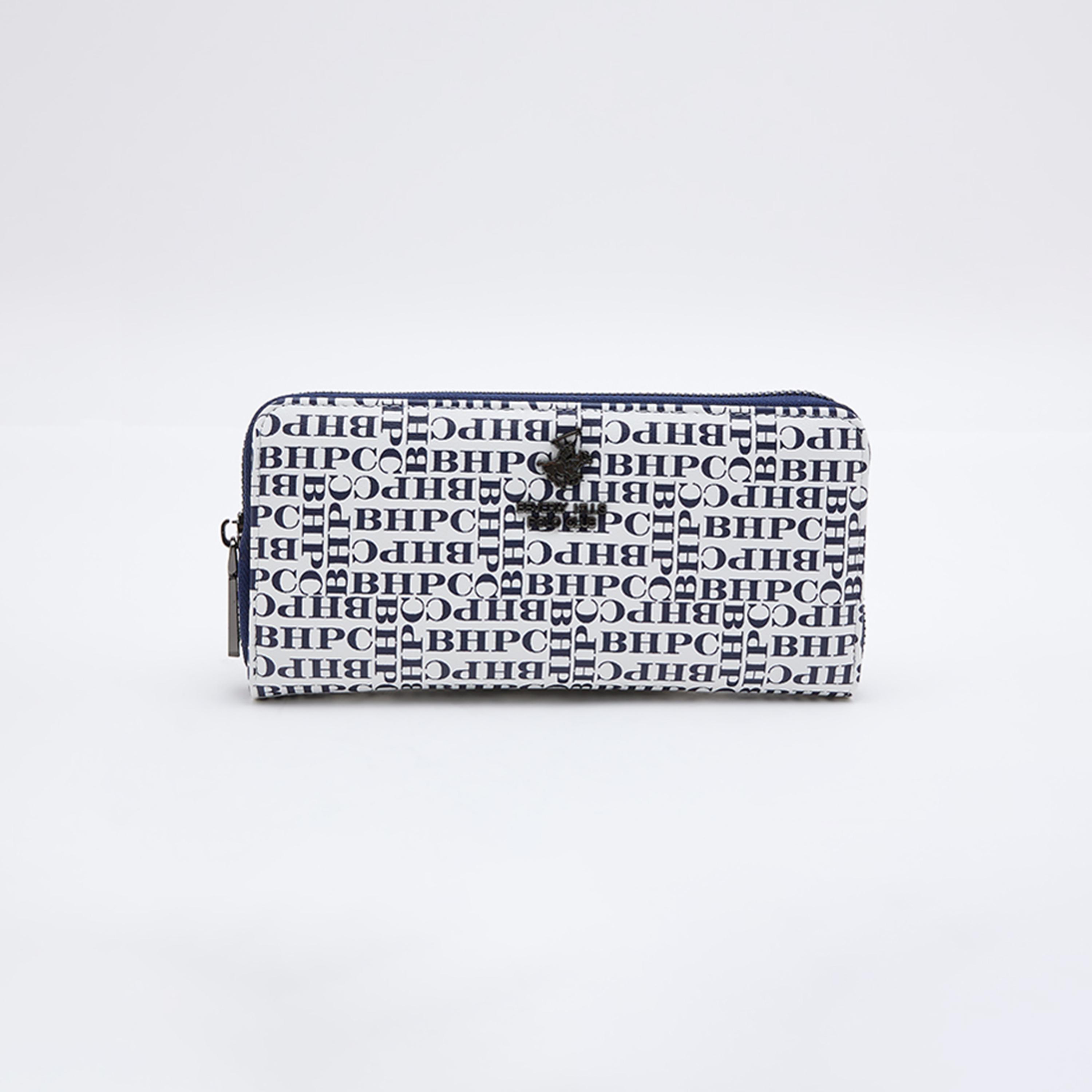محفظة بطبعة لوجو بيفرلي هيلز بولو كلوب مع سحاب للإغلاق-women-bagsandwallets-wallets-image-5
