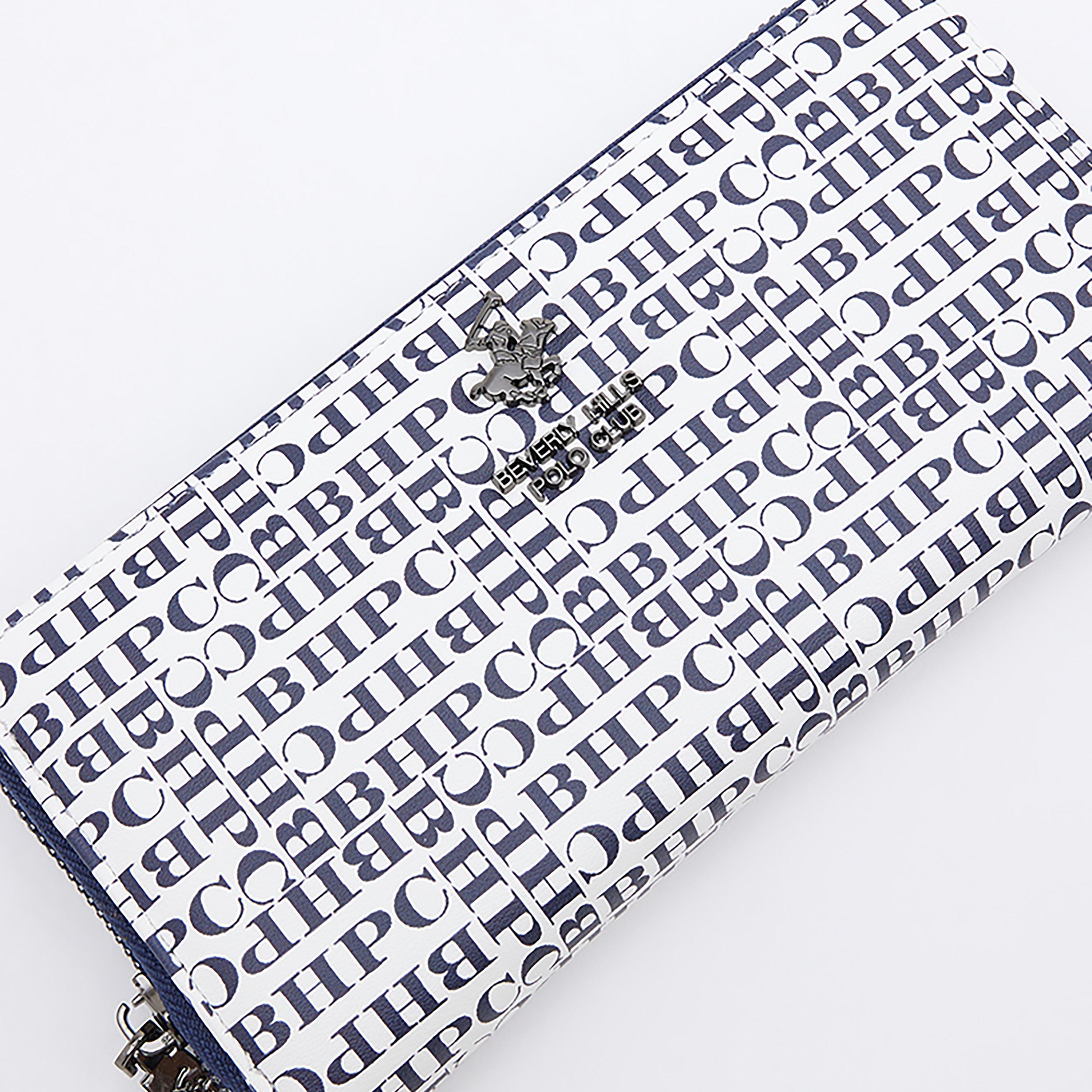 محفظة بطبعة لوجو بيفرلي هيلز بولو كلوب مع سحاب للإغلاق-women-bagsandwallets-wallets-image-8