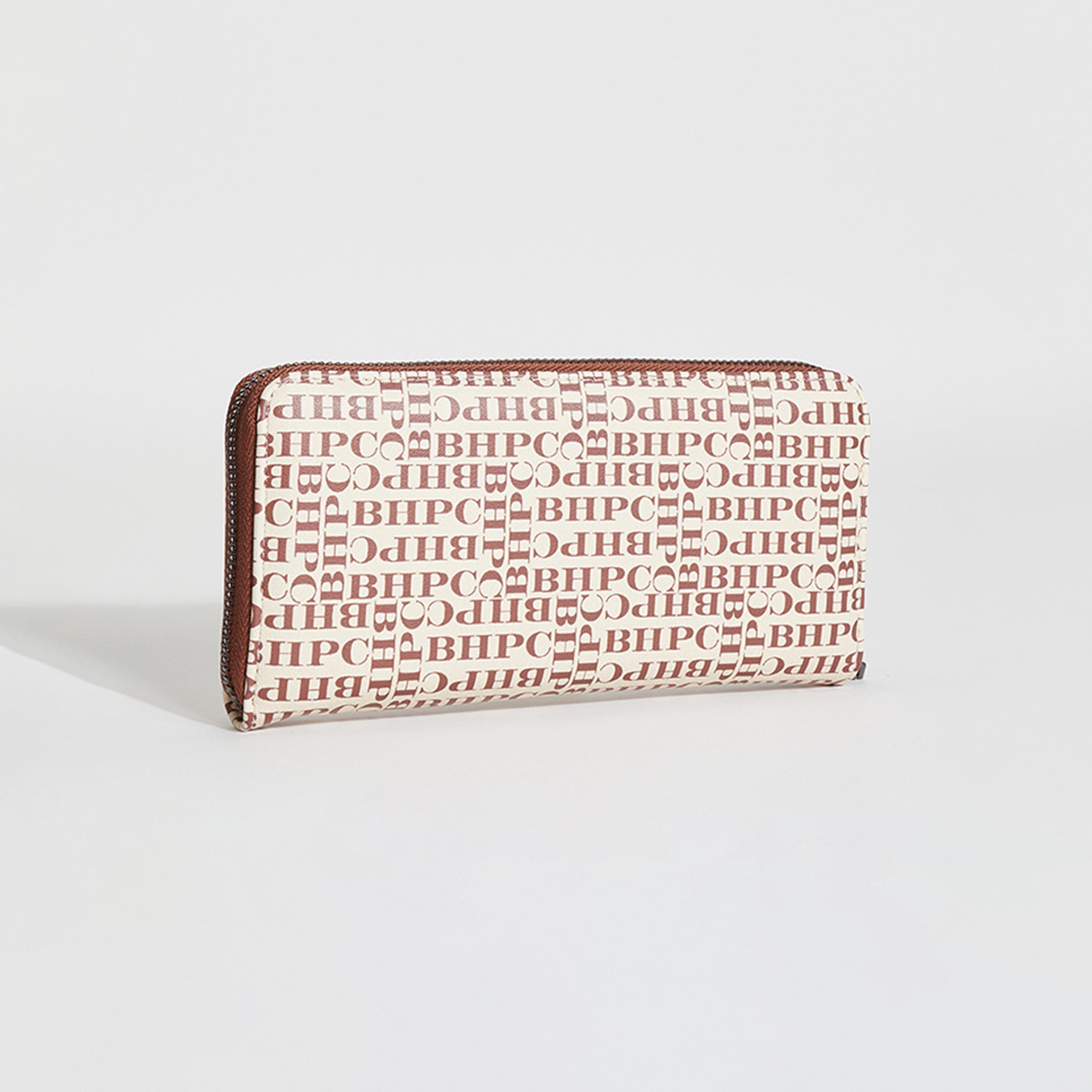 محفظة بطبعة لوجو بيفرلي هيلز بولو كلوب مع سحاب للإغلاق-women-bagsandwallets-wallets-image-2