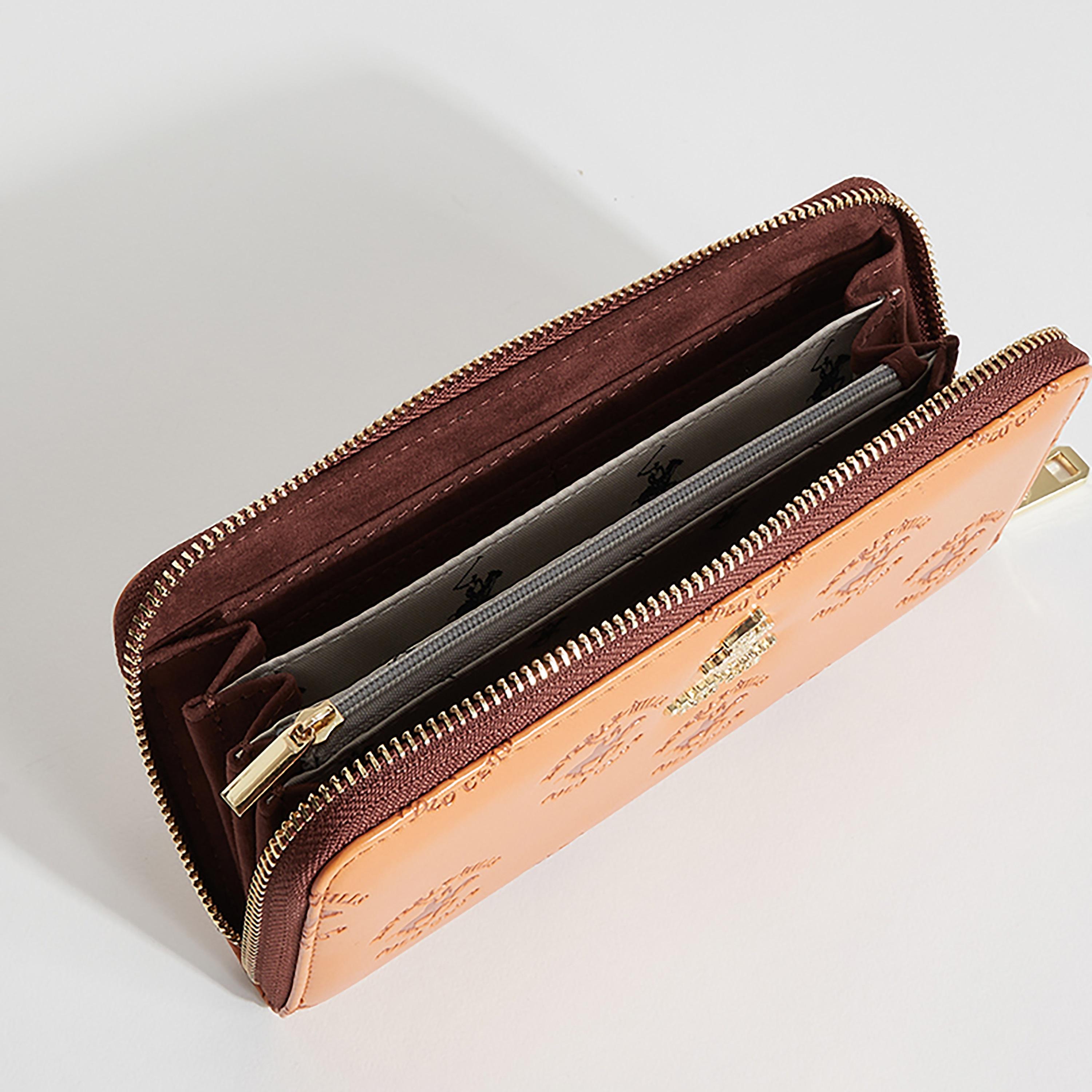 Beverly Hills Polo Club Logo Wallet with Zip Closure-women-bagsandwallets-wallets-image-11