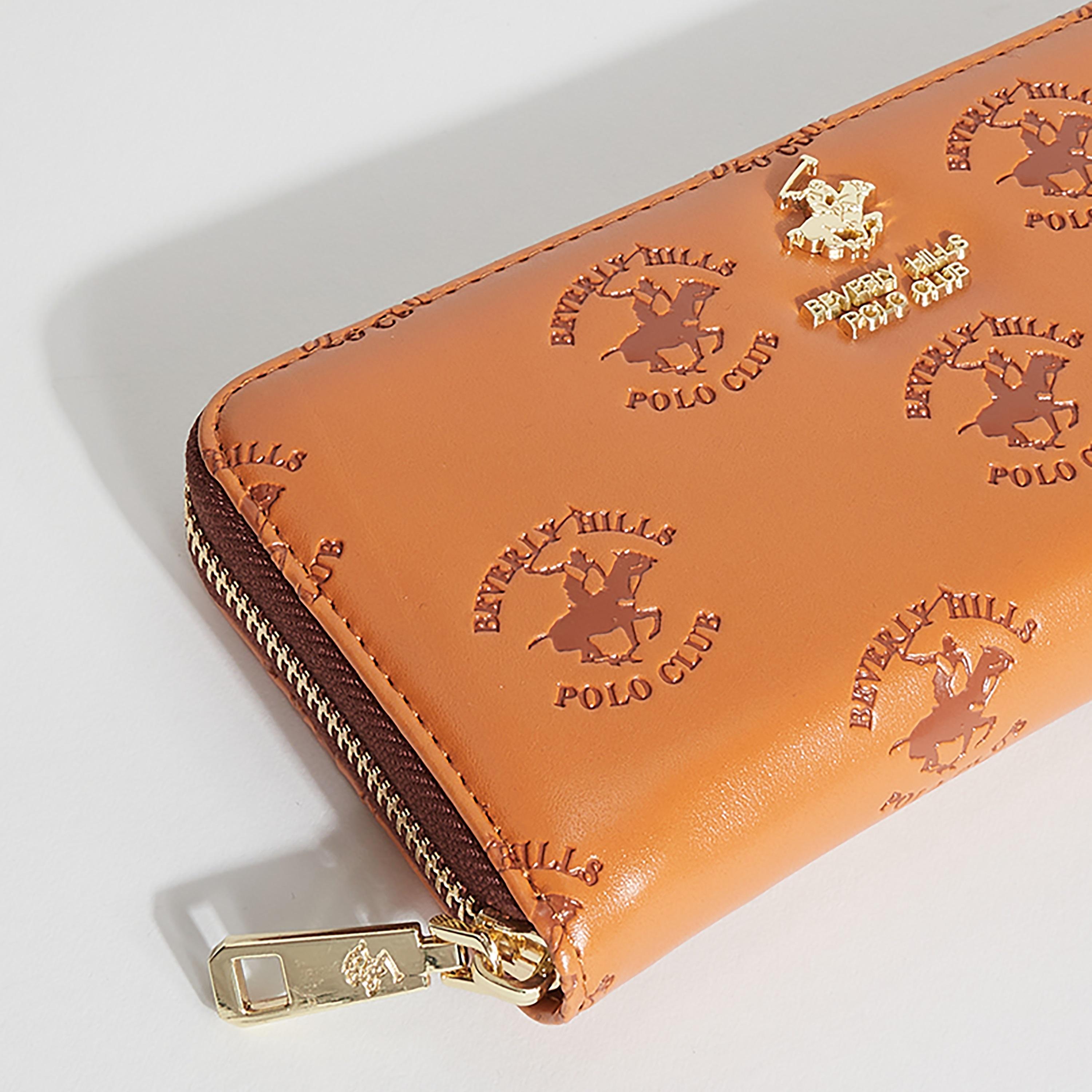 Beverly Hills Polo Club Logo Wallet with Zip Closure-women-bagsandwallets-wallets-image-12