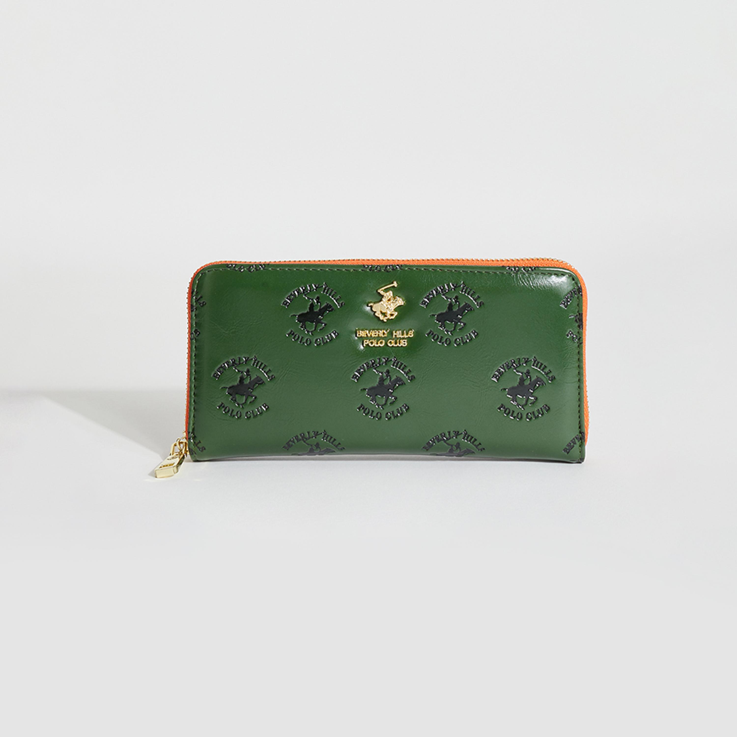 Beverly Hills Polo Club Logo Wallet with Zip Closure-women-bagsandwallets-wallets-image-5