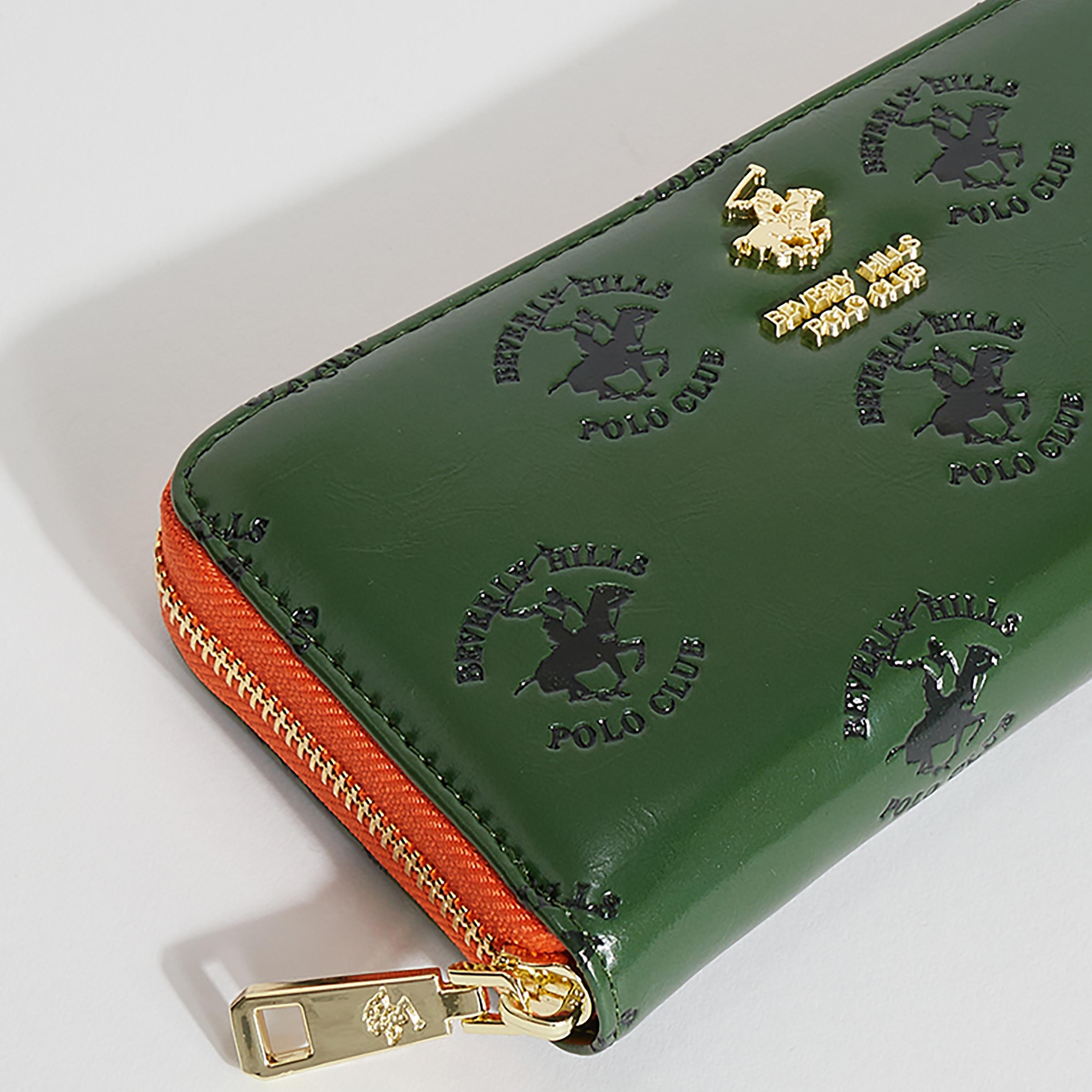 Beverly Hills Polo Club Logo Wallet with Zip Closure-women-bagsandwallets-wallets-image-8