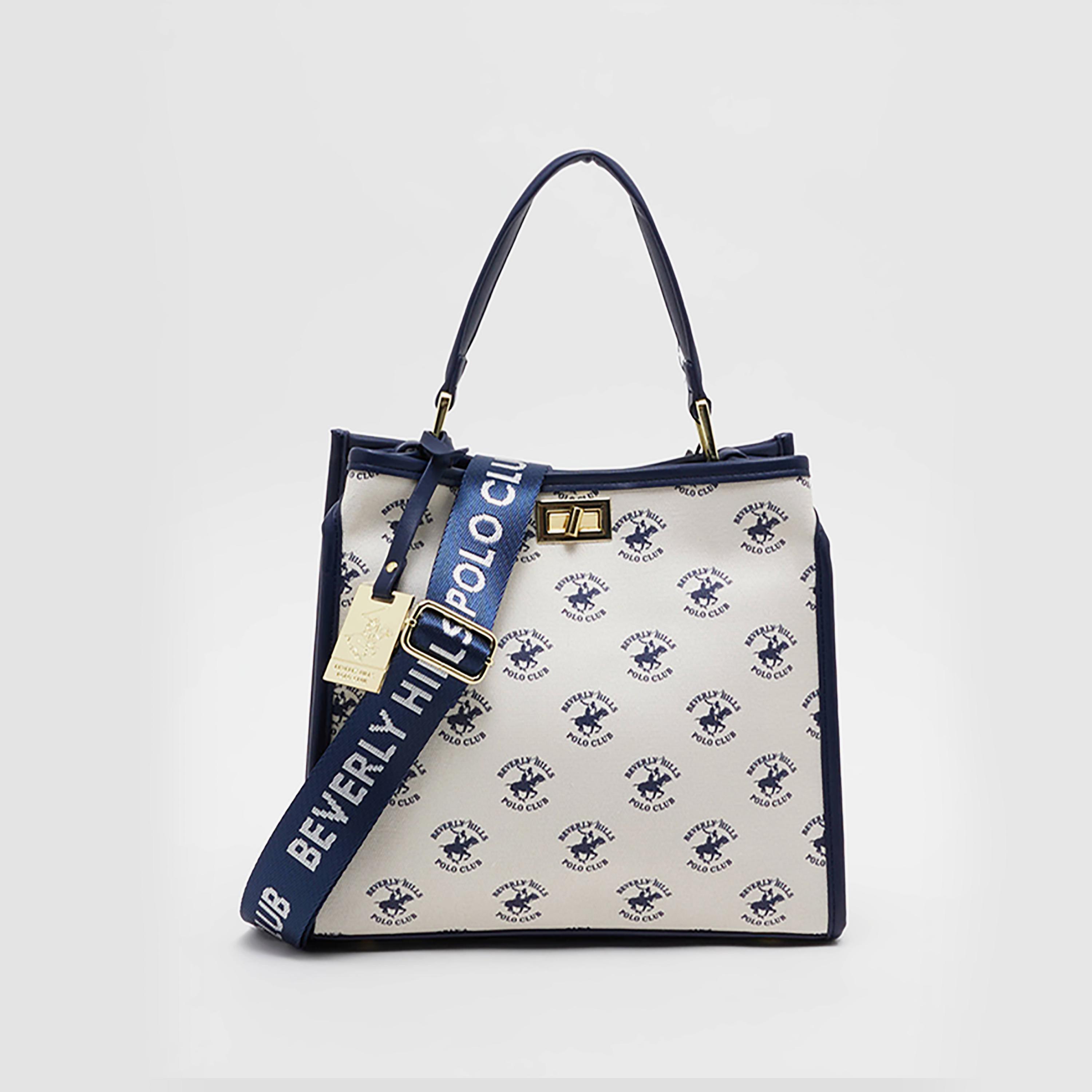 حقيبة توت بمقبض علوي وطبعة لوجو بيفرلي هيلز بولو كلوب-women-bagsandwallets-handbags-image-5