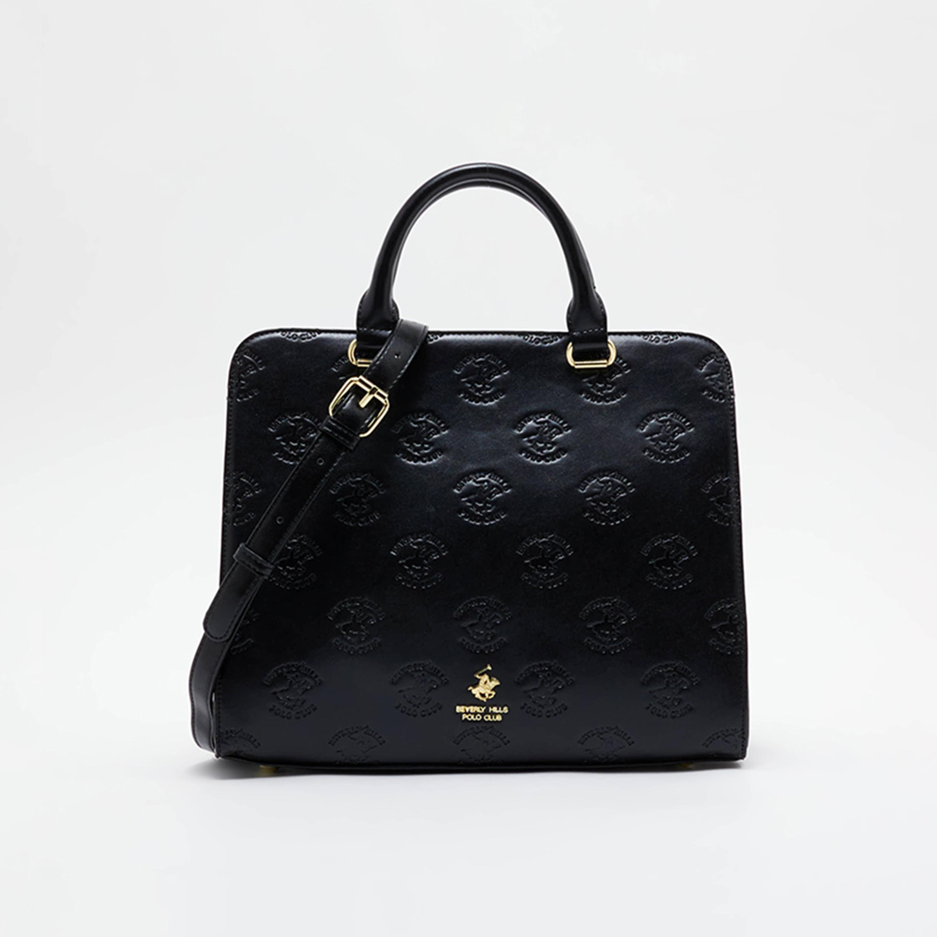 Beverly Hills Polo Club Logo Top Handle Satchel Bag-women-bagsandwallets-handbags-image-1