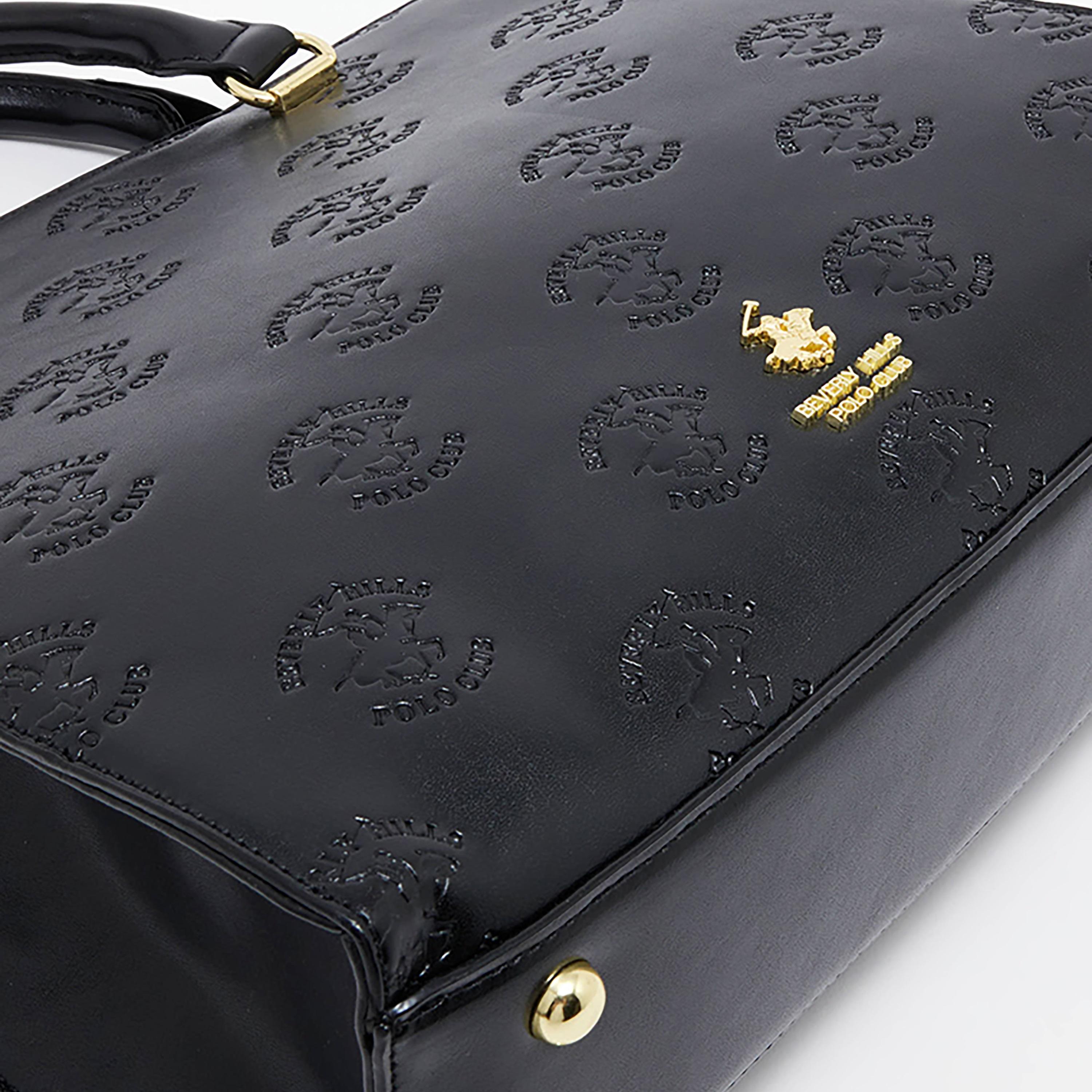 Beverly Hills Polo Club Logo Top Handle Satchel Bag-women-bagsandwallets-handbags-image-4