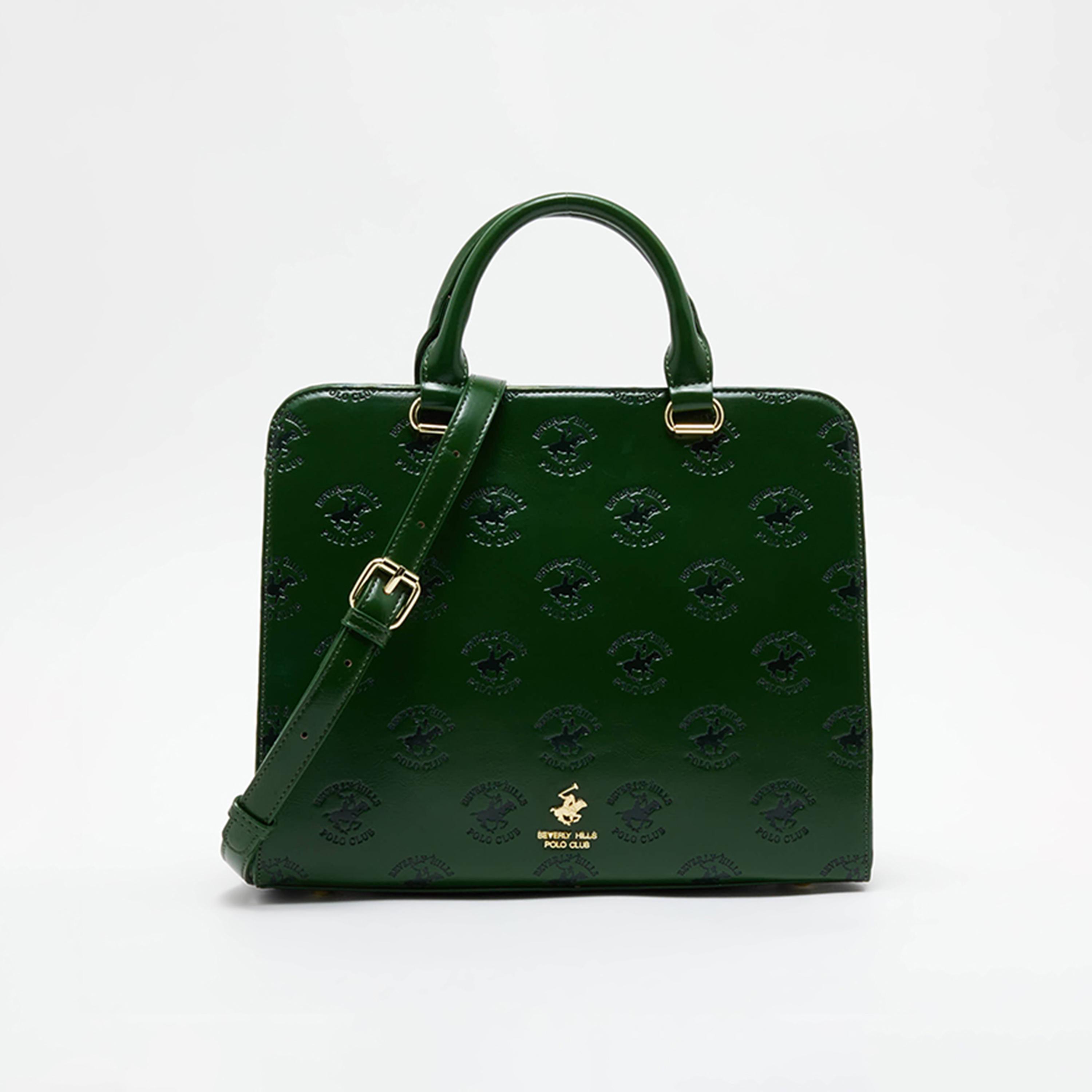Beverly Hills Polo Club Logo Top Handle Satchel Bag-women-bagsandwallets-handbags-image-5