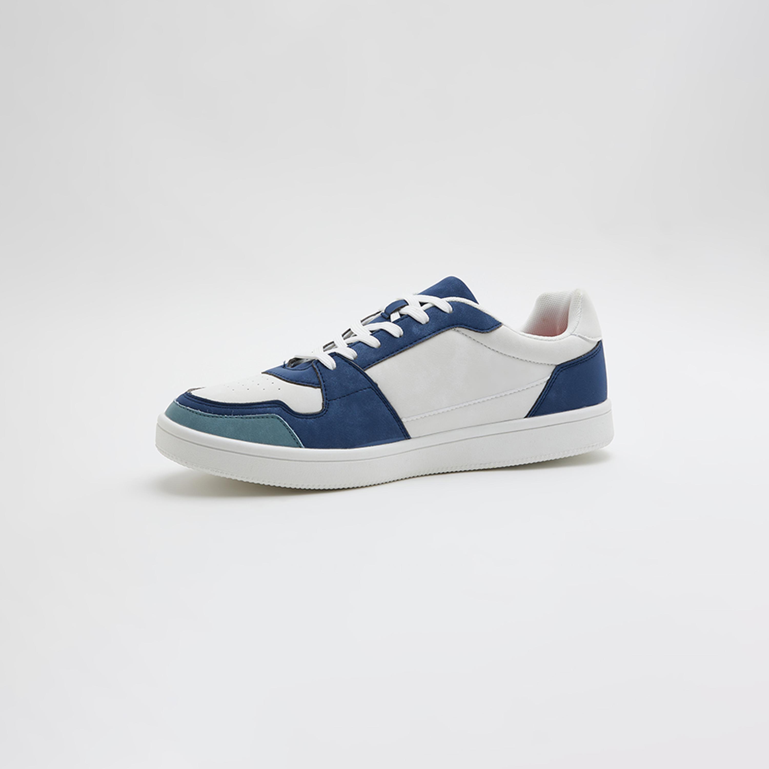 حذاء رياضي سنيكرز بلون محجوب من بيفرلي هيلز بولو كلوب ذات رباط علوي منخفض الألوان-men-shoes-sneakers-image-3