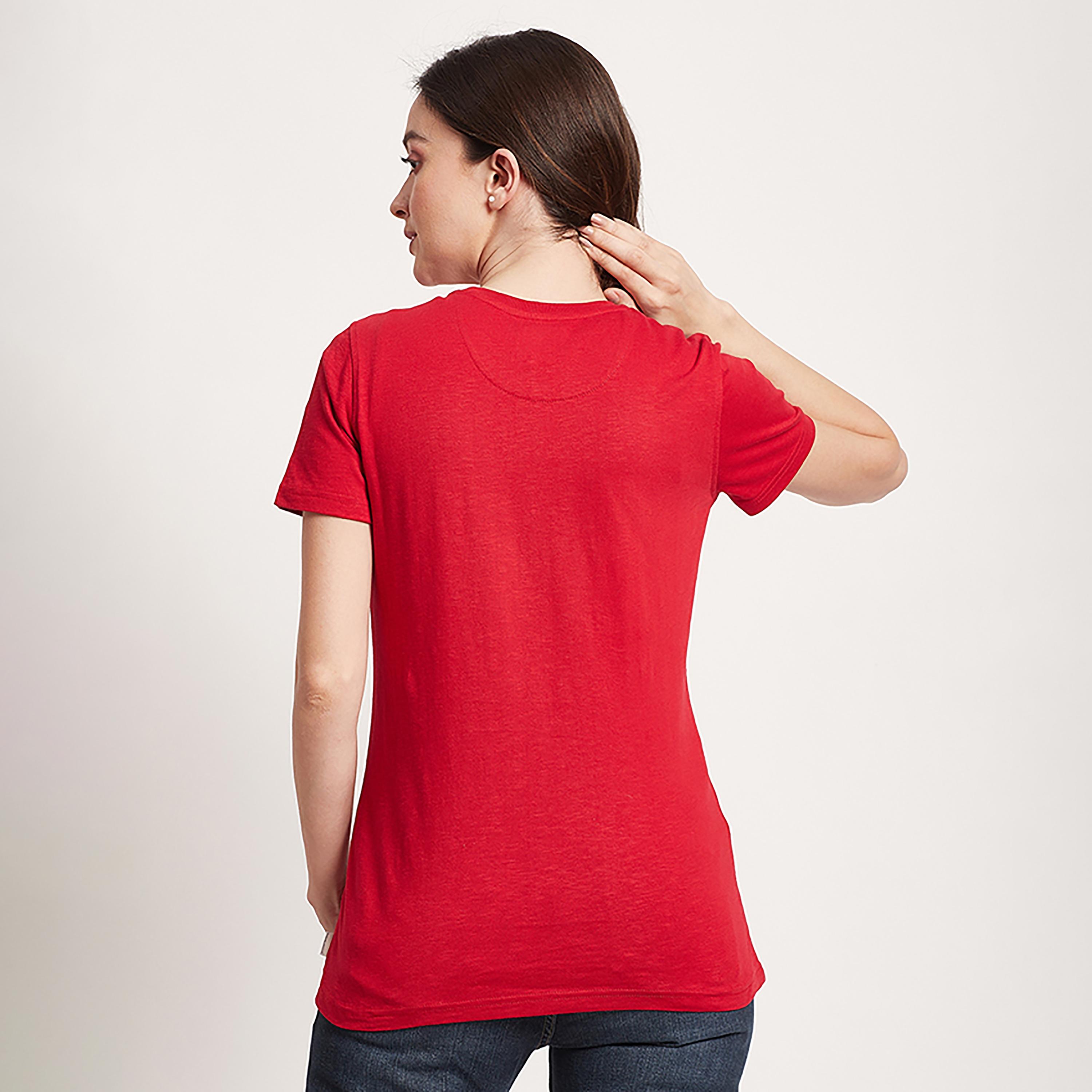 تي شيرت بيفرلي هيلز بولو كلوب بياقة مستديرة وأكمام قصيرة مع شعار بطبعات-women-clothing-tshirts-image-12