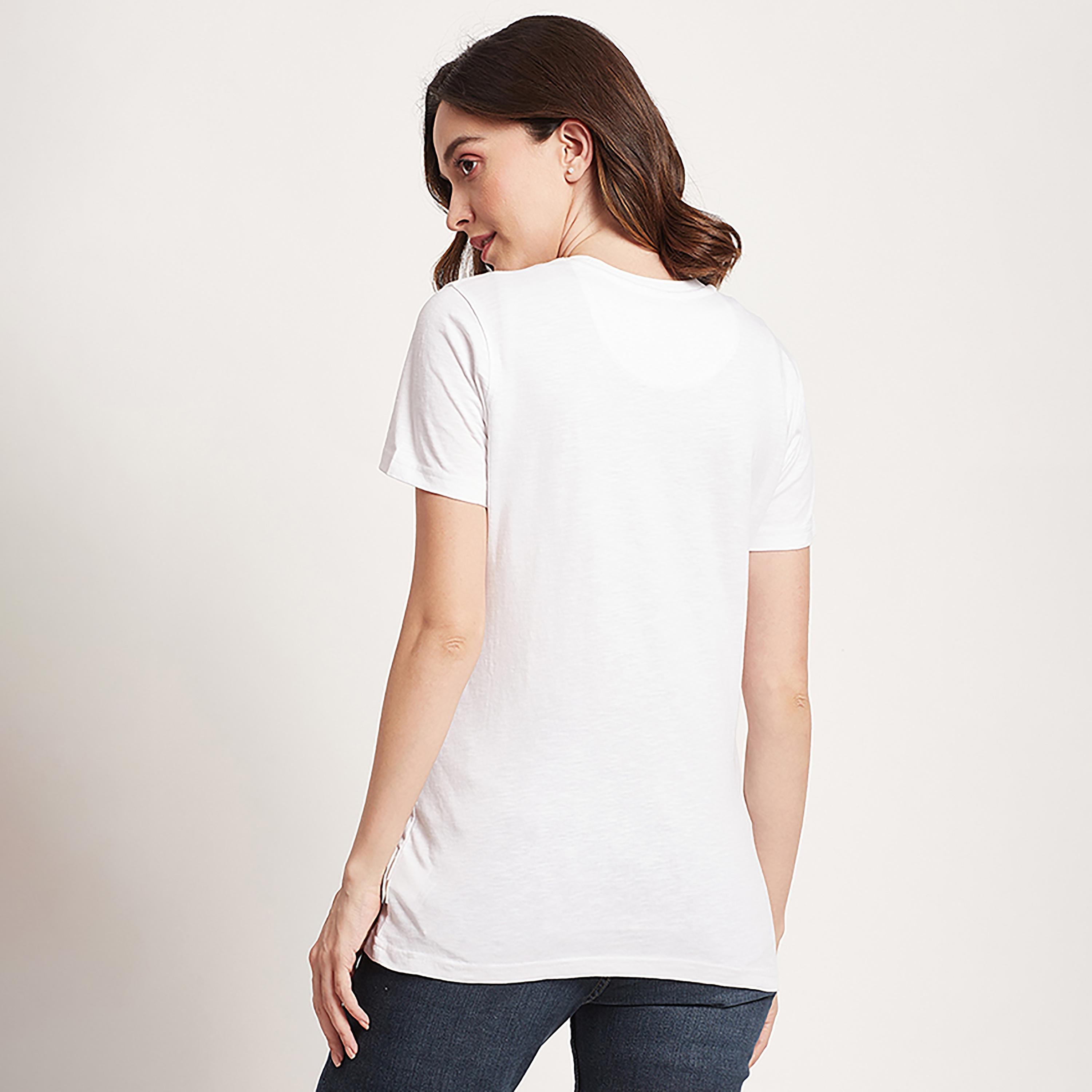 تي شيرت بيفرلي هيلز بولو كلوب بياقة مستديرة وأكمام قصيرة مع شعار بطبعات-women-clothing-tshirts-image-16