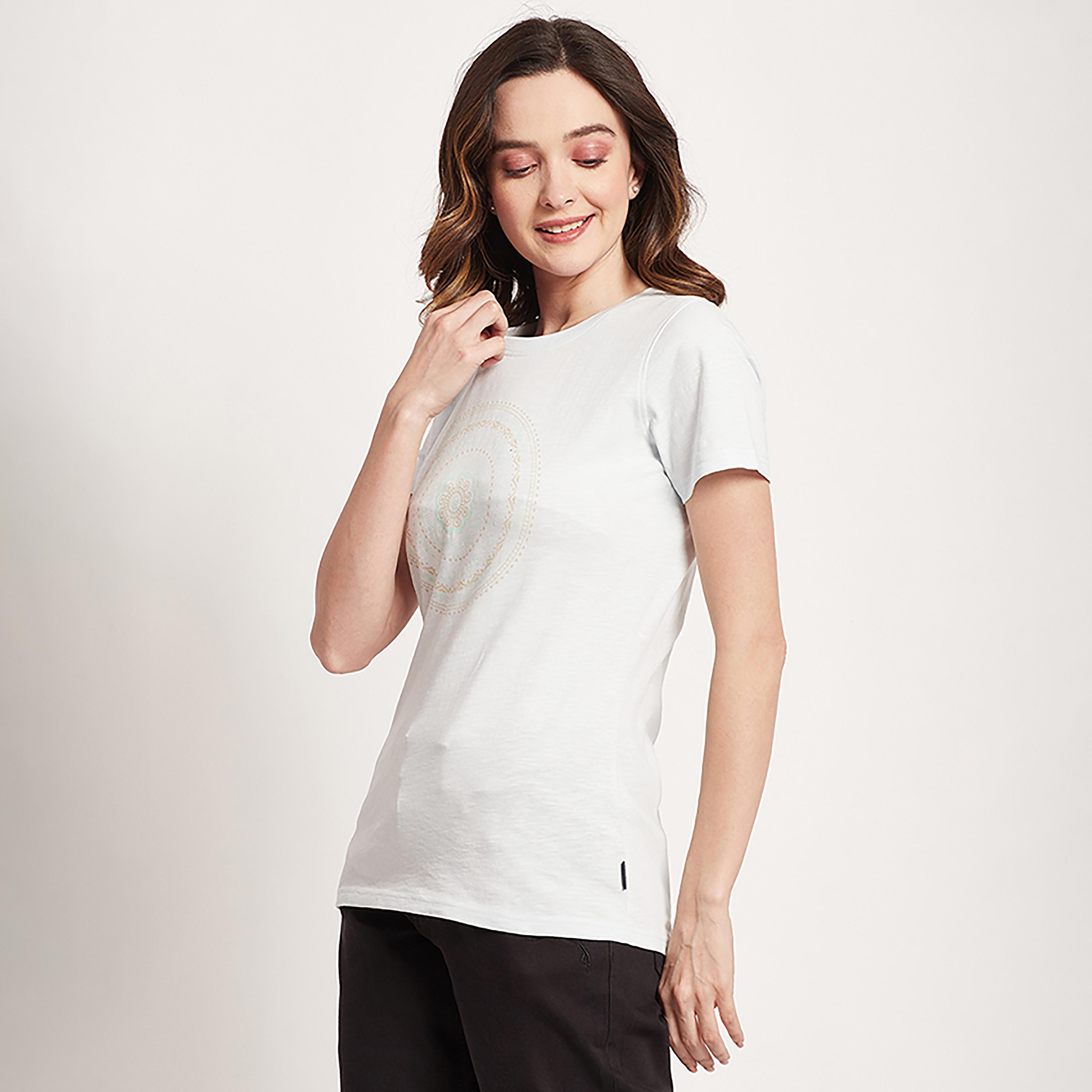 تي شيرت بيفرلي هيلز بولو كلوب بياقة مستديرة وأكمام قصيرة مع مطبوع-women-clothing-tshirts-image-2
