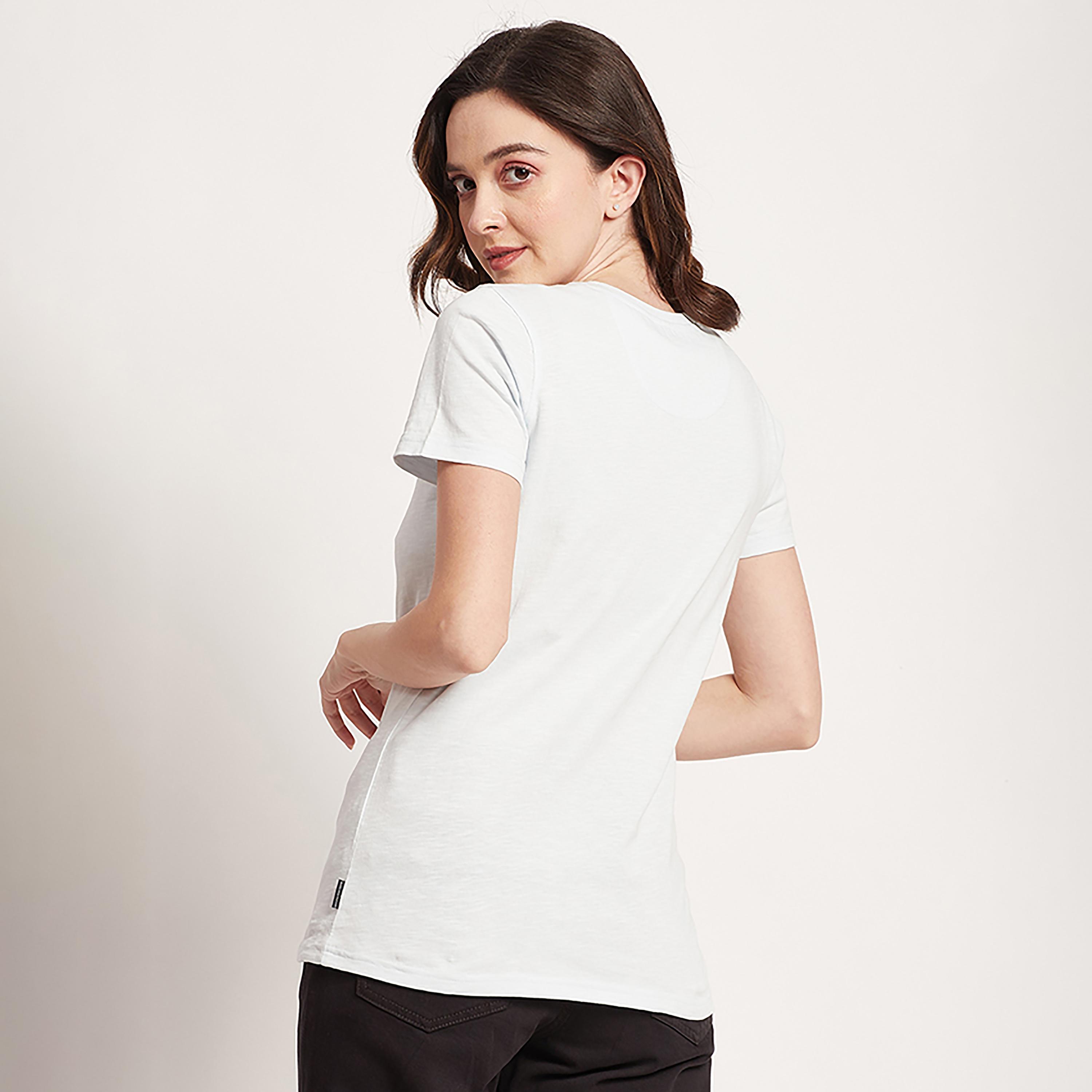 تي شيرت بيفرلي هيلز بولو كلوب بياقة مستديرة وأكمام قصيرة مع مطبوع-women-clothing-tshirts-image-4