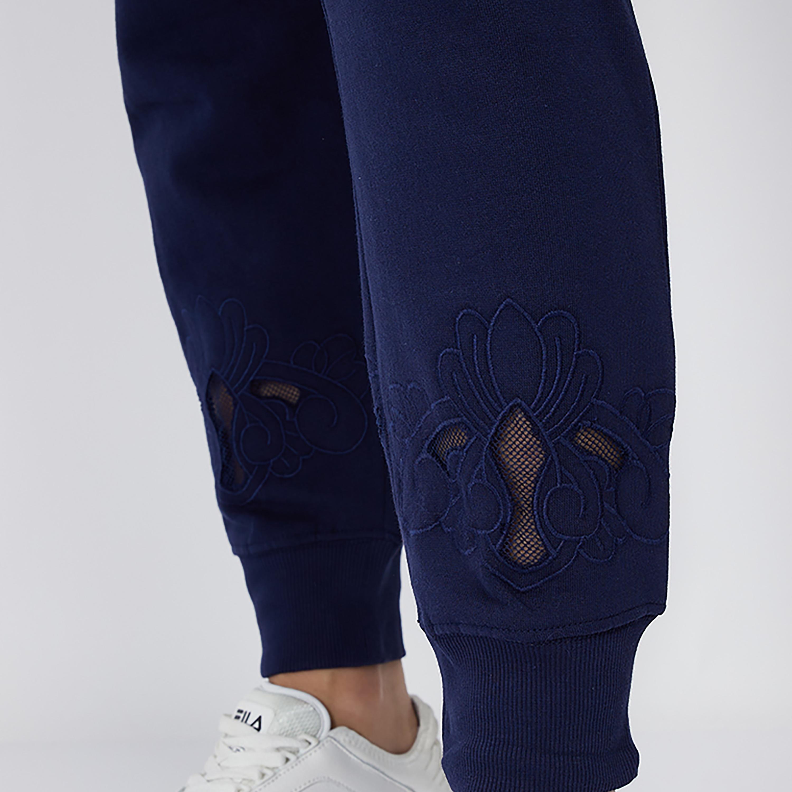 Beverly Hills Polo Club Plain High-Rise Drawstring Joggers With Embroidered Detail-women-clothing-bottoms-joggers-image-2