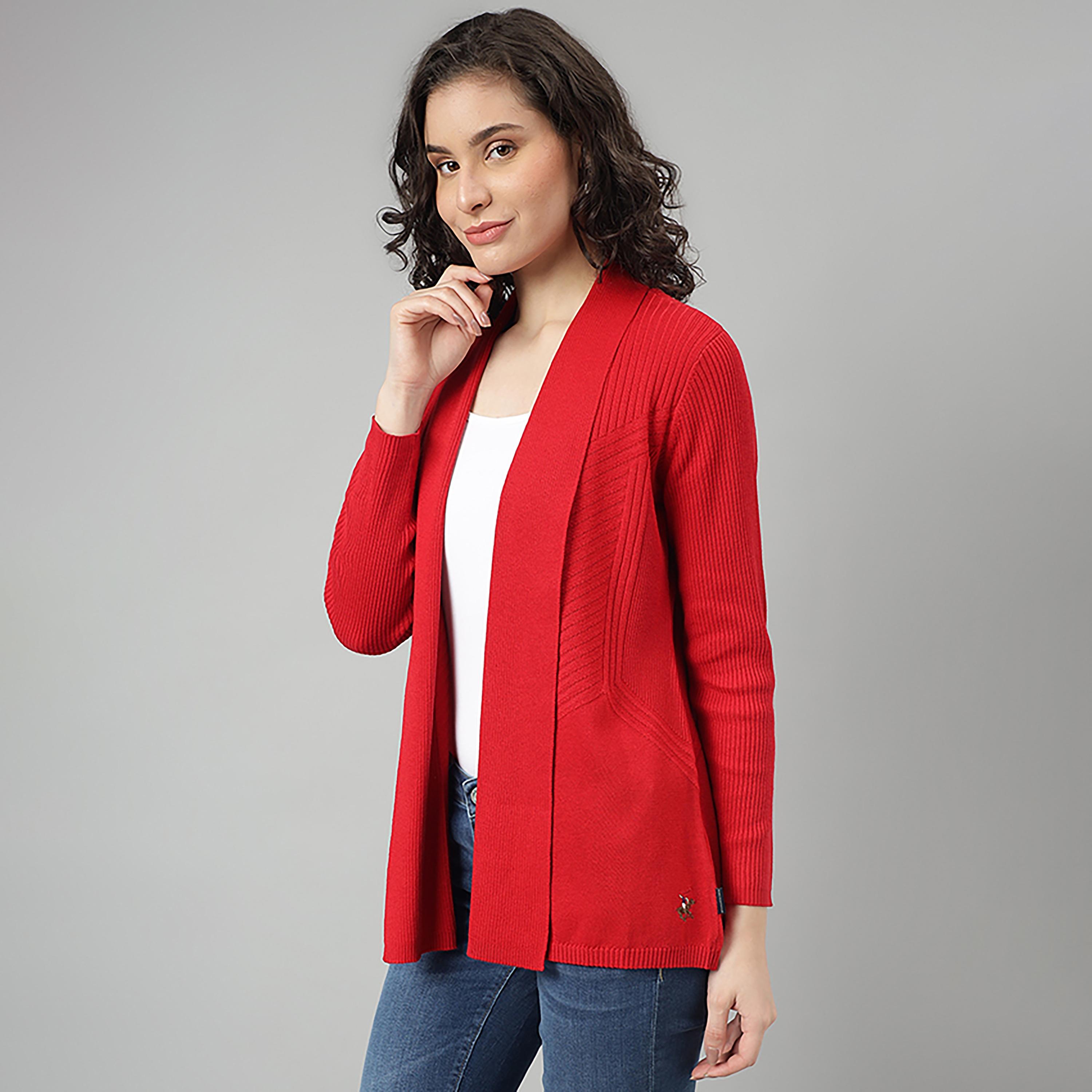 سترة مضلعة من بيفرلي هيلز بولو كلوب-women-clothing-cardigansandjumpers-cardigans-image-2