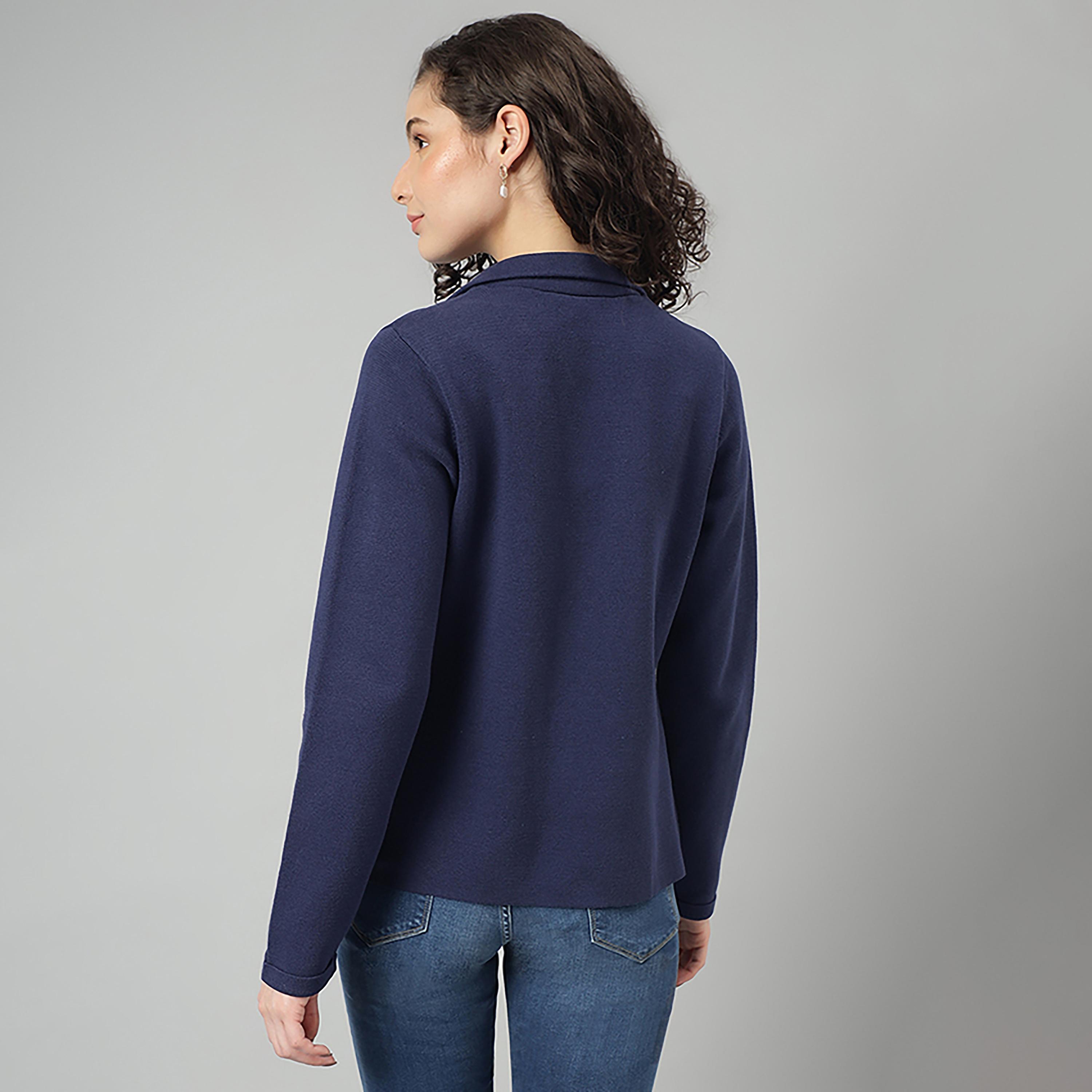 Beverly Hills Polo Club Plain Blazer with Button Closure-women-clothing-coatsandjackets-blazers-image-4