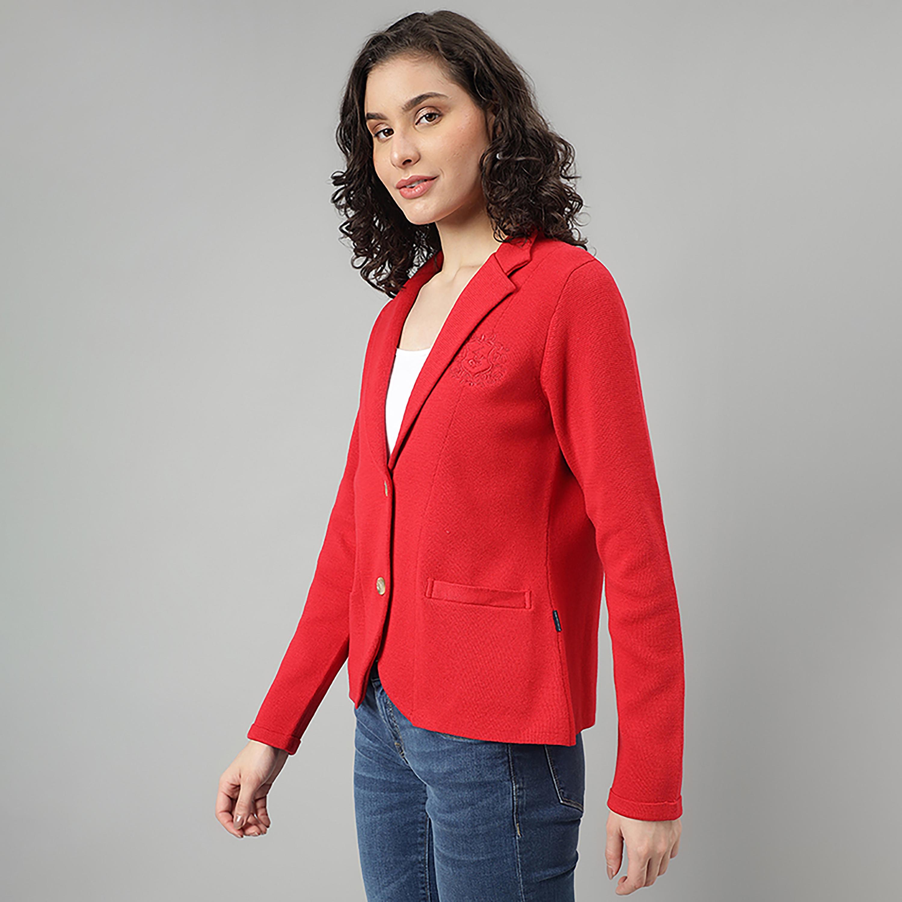 Beverly Hills Polo Club Plain Blazer with Button Closure-women-clothing-coatsandjackets-blazers-image-6