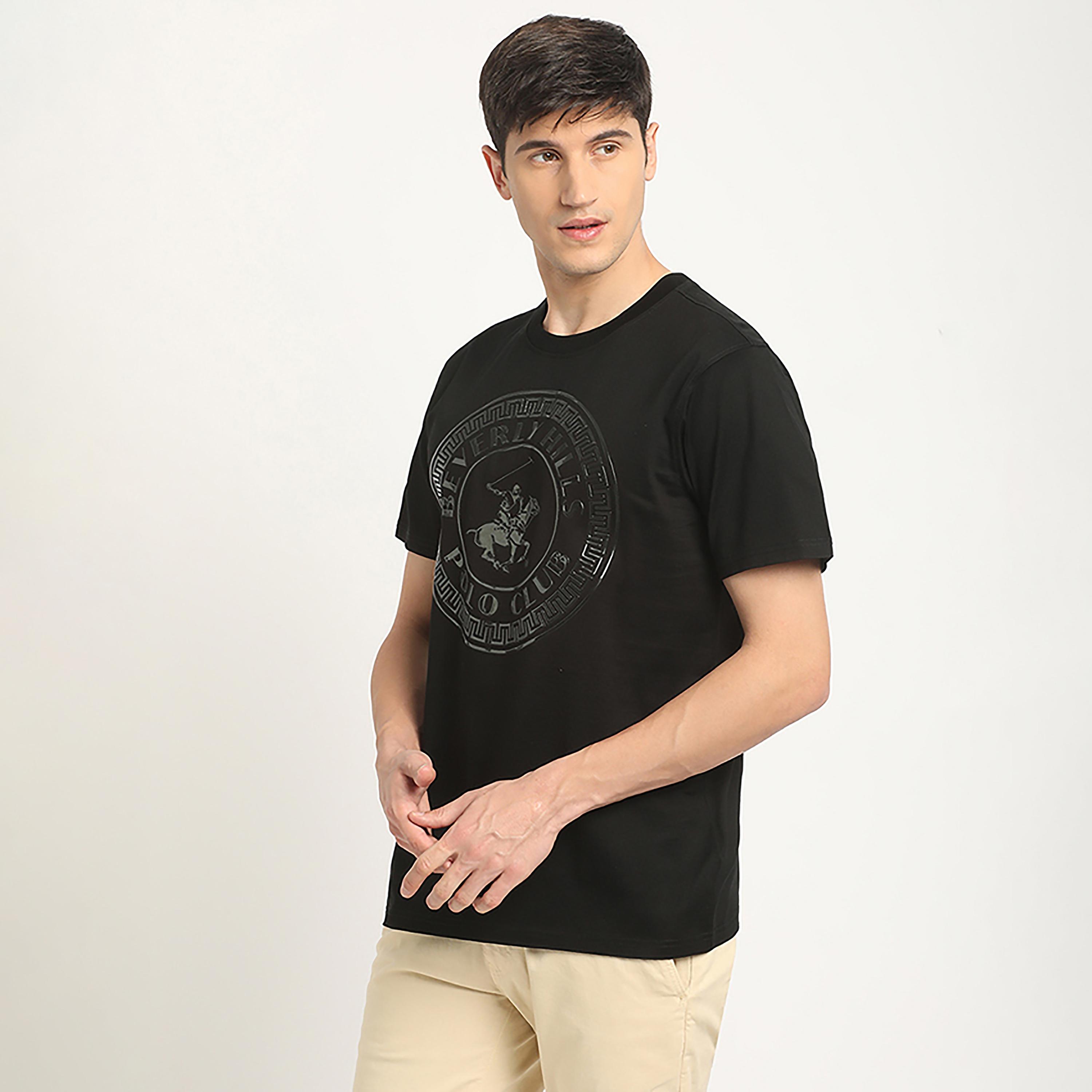Beverly Hills Polo Club Logo Embossed Crew Neck Short Sleeves T-Shirt-men-clothing-tshirtsandpolos-tshirts-image-2