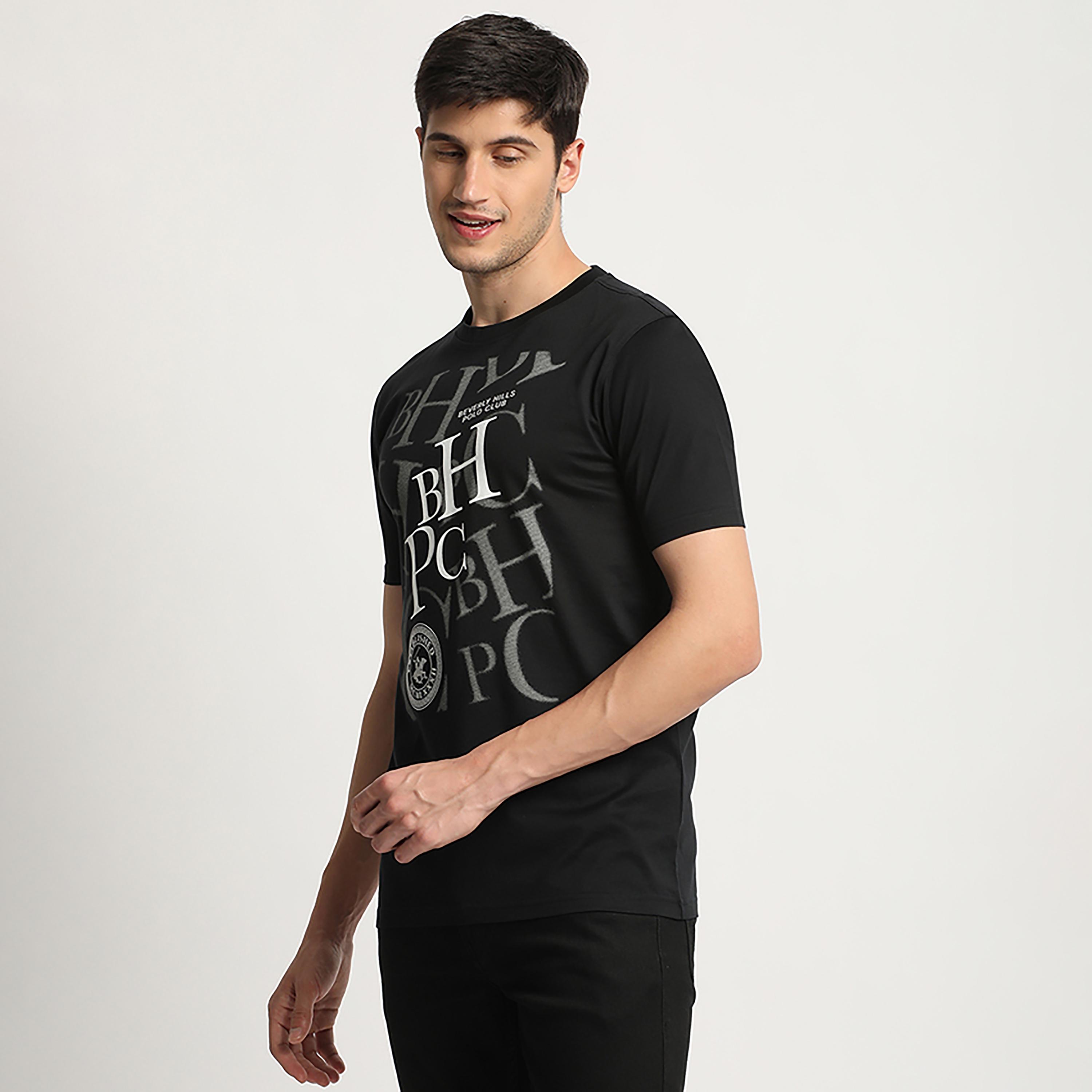 تي شيرت بيفرلي هيلز بولو كلوب بياقة مستديرة وأكمام قصيرة مع مطبوع-men-clothing-tshirtsandpolos-tshirts-image-2