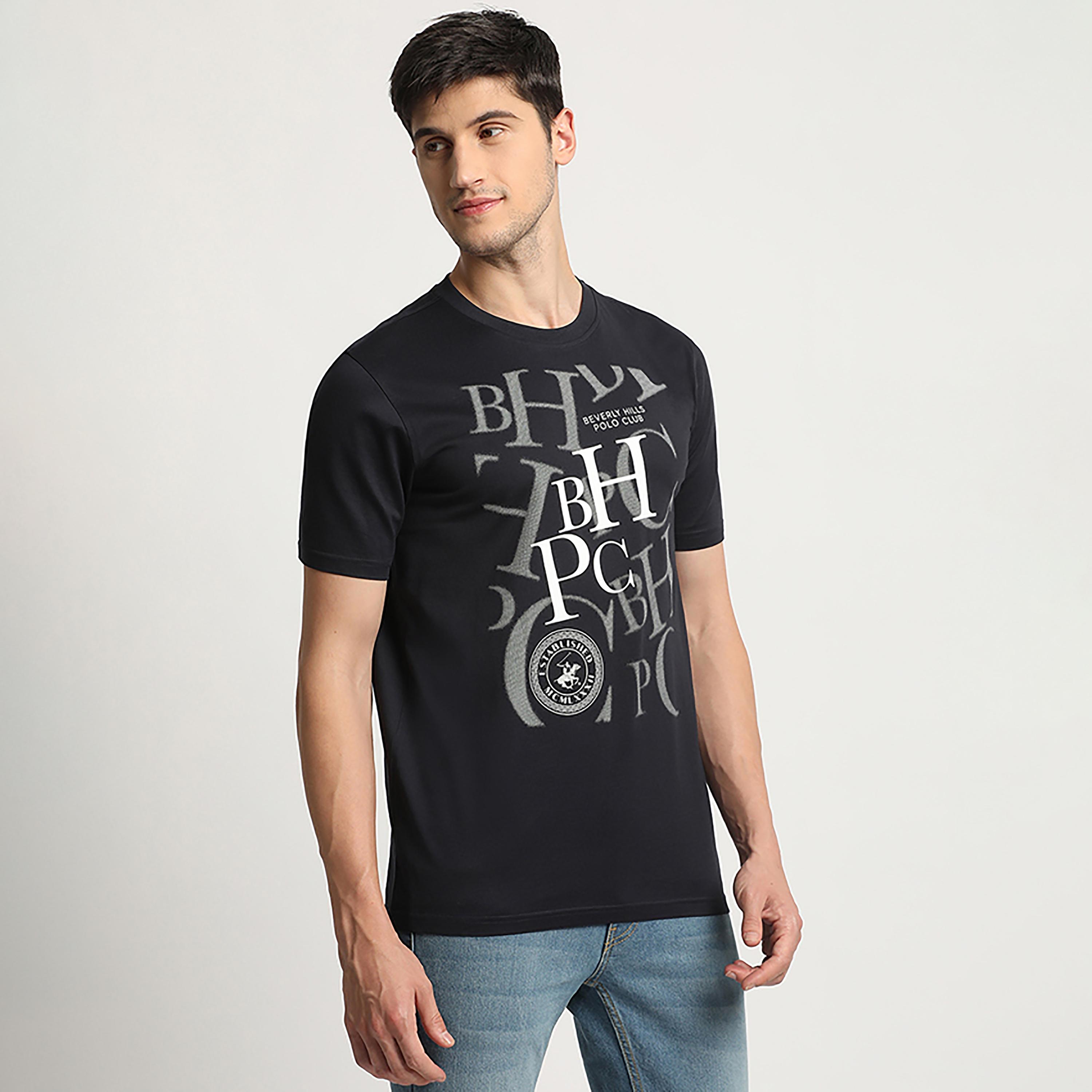تي شيرت بيفرلي هيلز بولو كلوب بياقة مستديرة وأكمام قصيرة مع مطبوع-men-clothing-tshirtsandpolos-tshirts-image-5