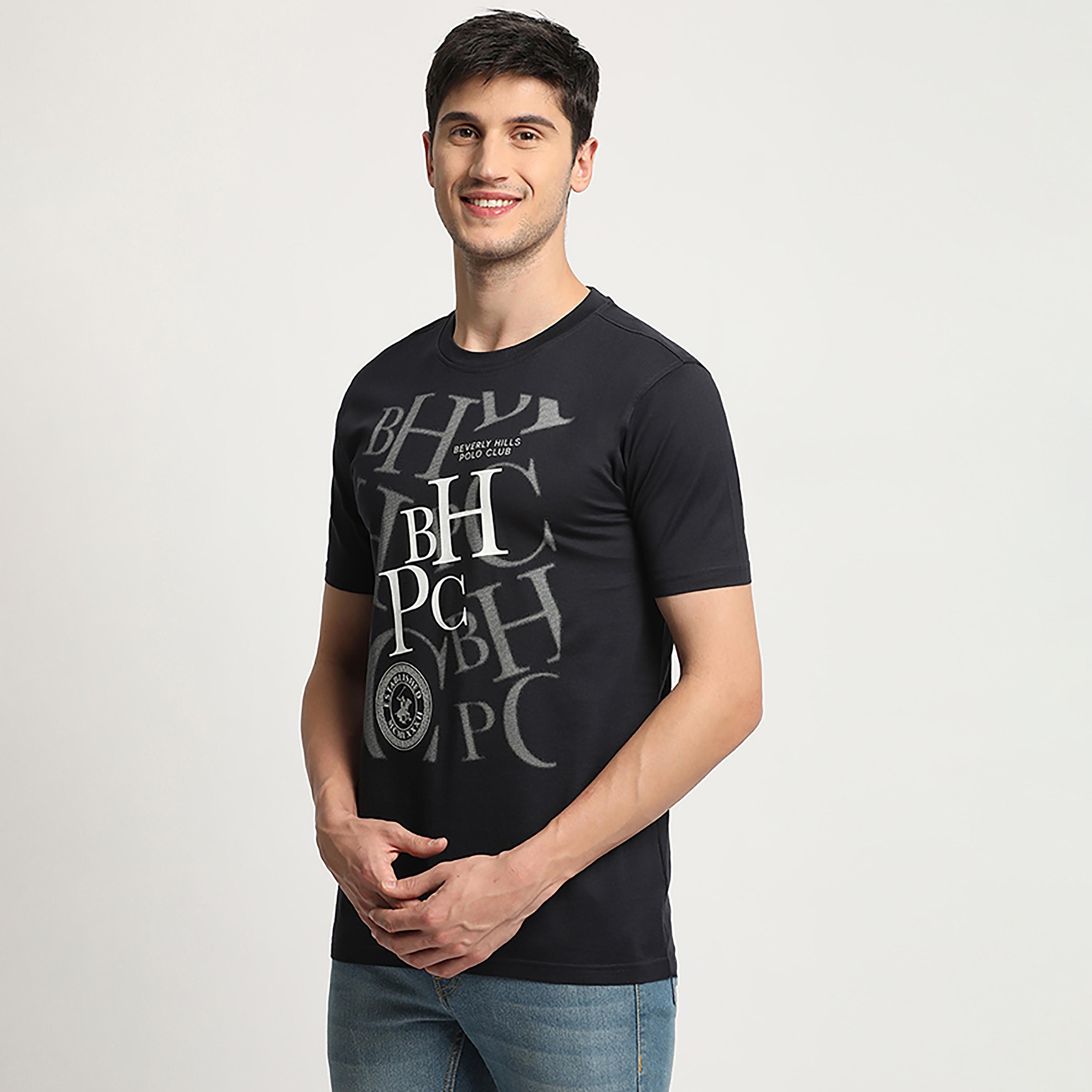 تي شيرت بيفرلي هيلز بولو كلوب بياقة مستديرة وأكمام قصيرة مع مطبوع-men-clothing-tshirtsandpolos-tshirts-image-6