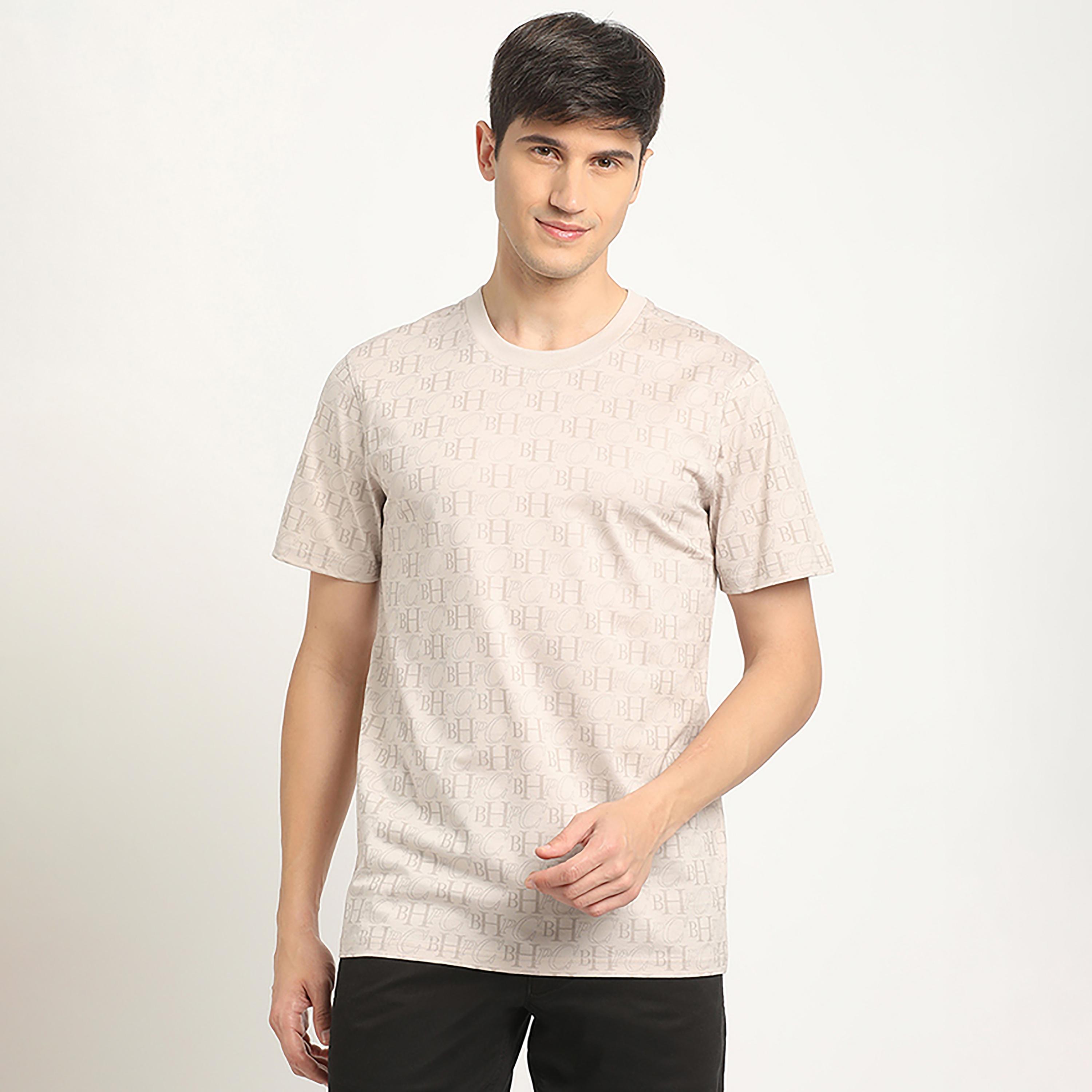 Beverly Hills Polo Club Printed Crew Neck Short Sleeves T-Shirt-men-clothing-tshirtsandpolos-tshirts-image-1