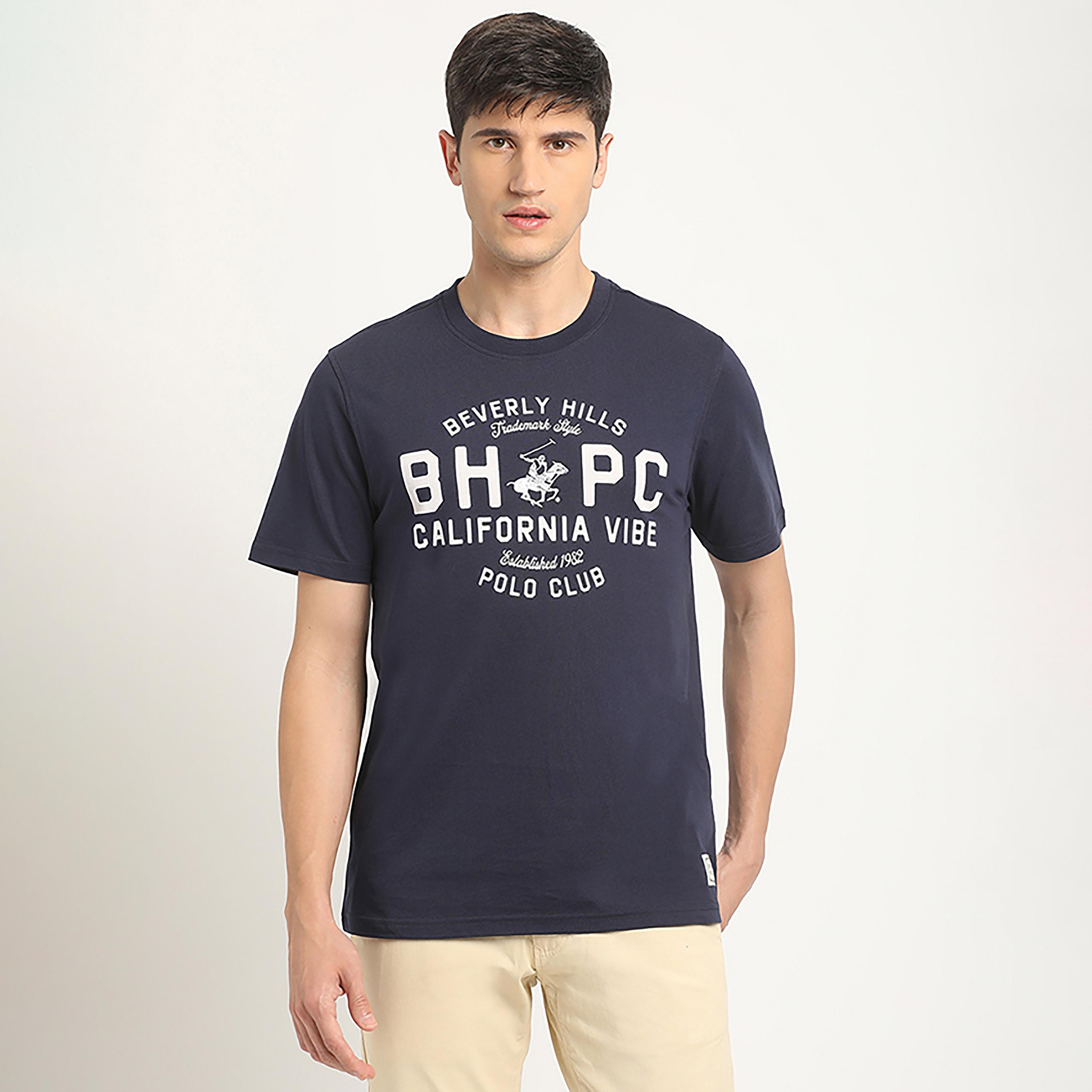 Beverly Hills Polo Club Printed Crew Neck Short Sleeves T-Shirt-men-clothing-tshirtsandpolos-tshirts-image-1